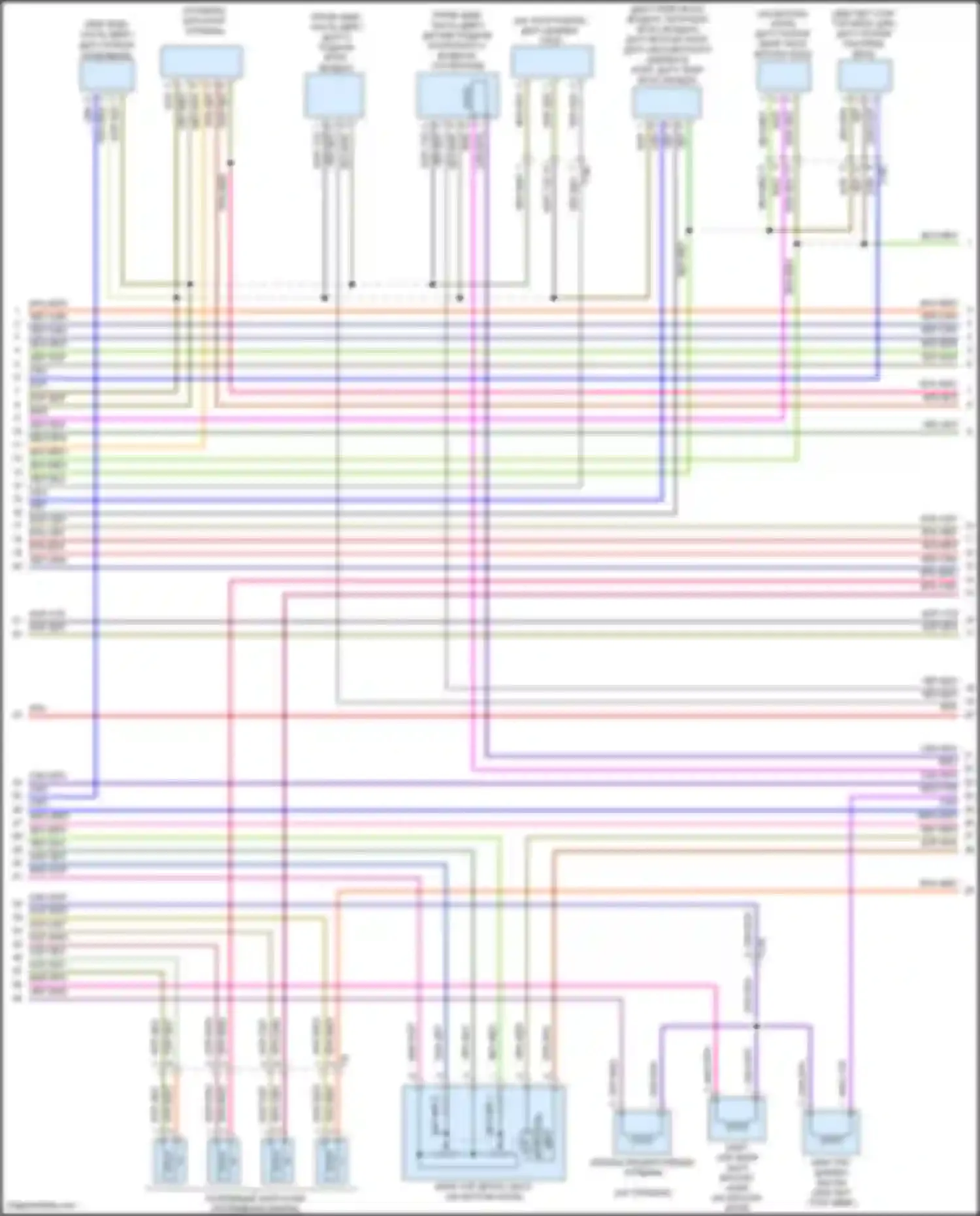 Электросхема подключения серо-желтого провода для Volkswagen Beetle A5 (2011-2019)