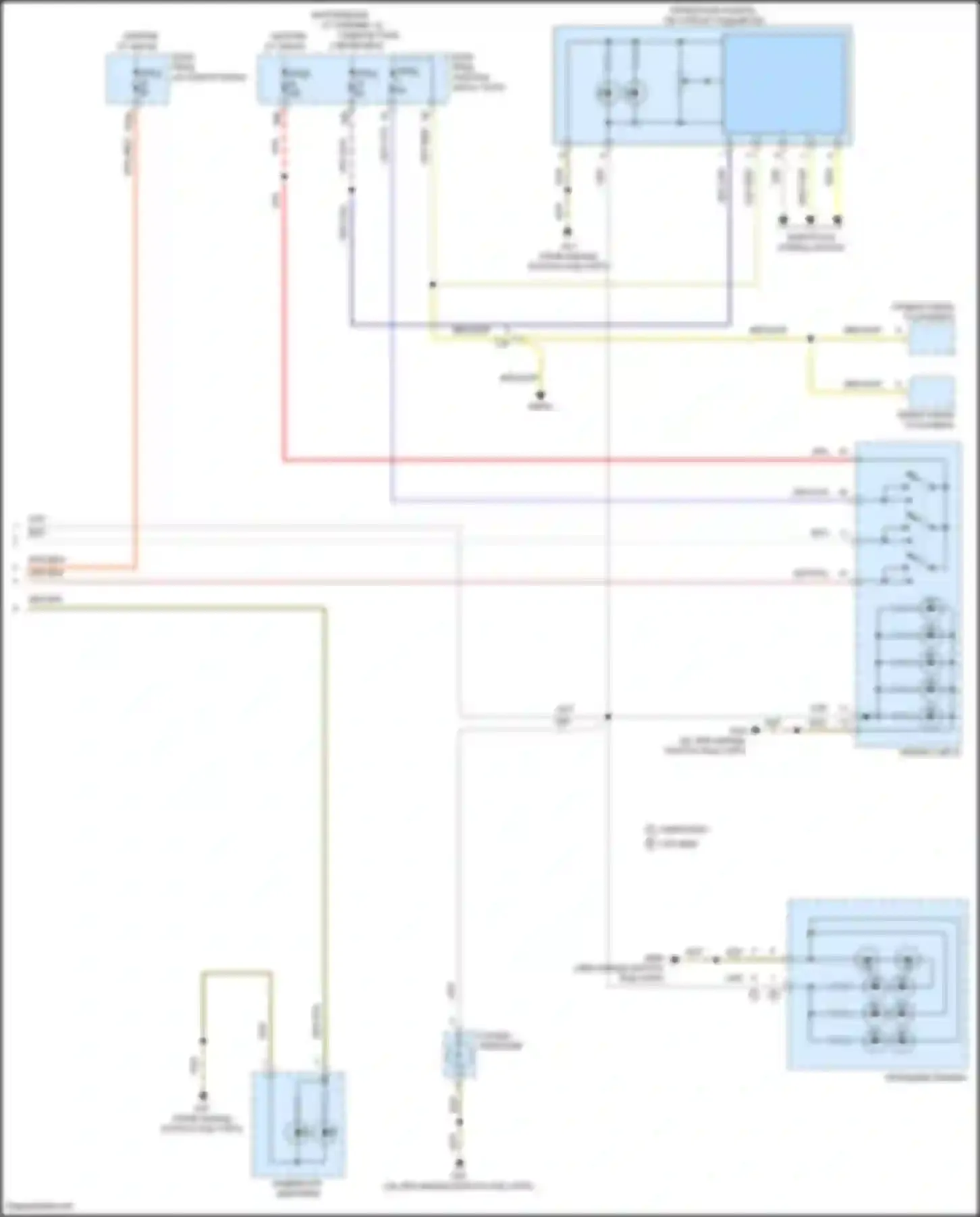 Электросхема подключения серо-желтого провода для Volkswagen Beetle A5 (2011-2019)