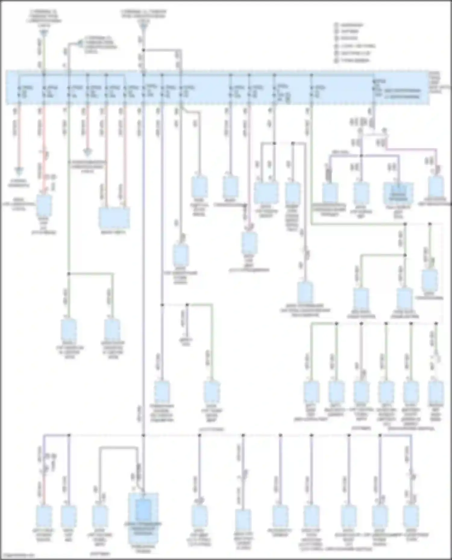 Электросхема подключения выключателя света для Volkswagen Beetle A5 (2011-2019)
