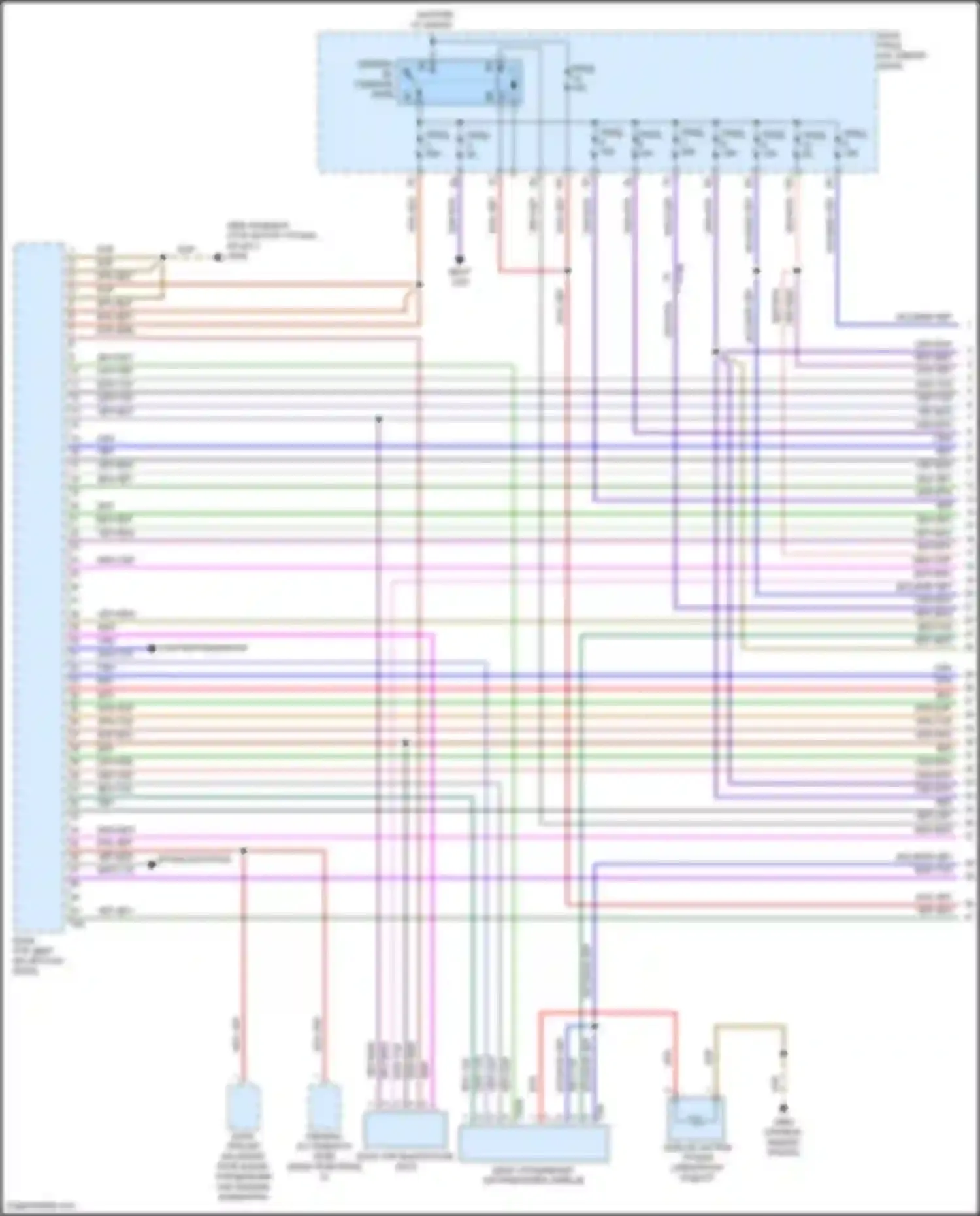 Электросхема подключения зелено-серого провода для Volkswagen Beetle A5 (2011-2019)