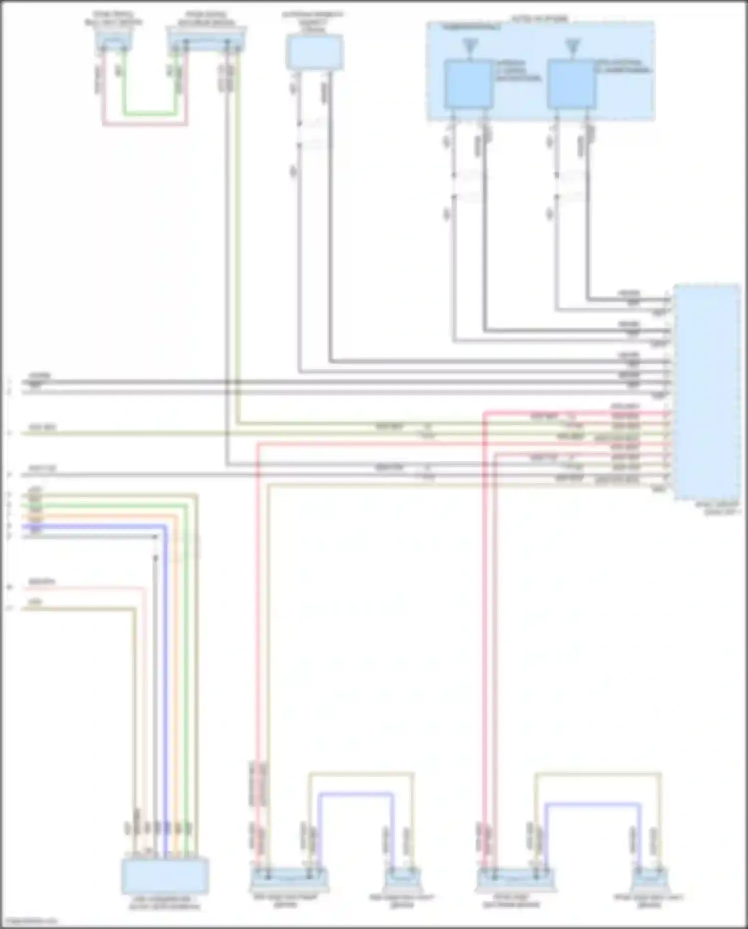 Электросхема подключения зелёного провода для Volkswagen Beetle A5 (2011-2019)