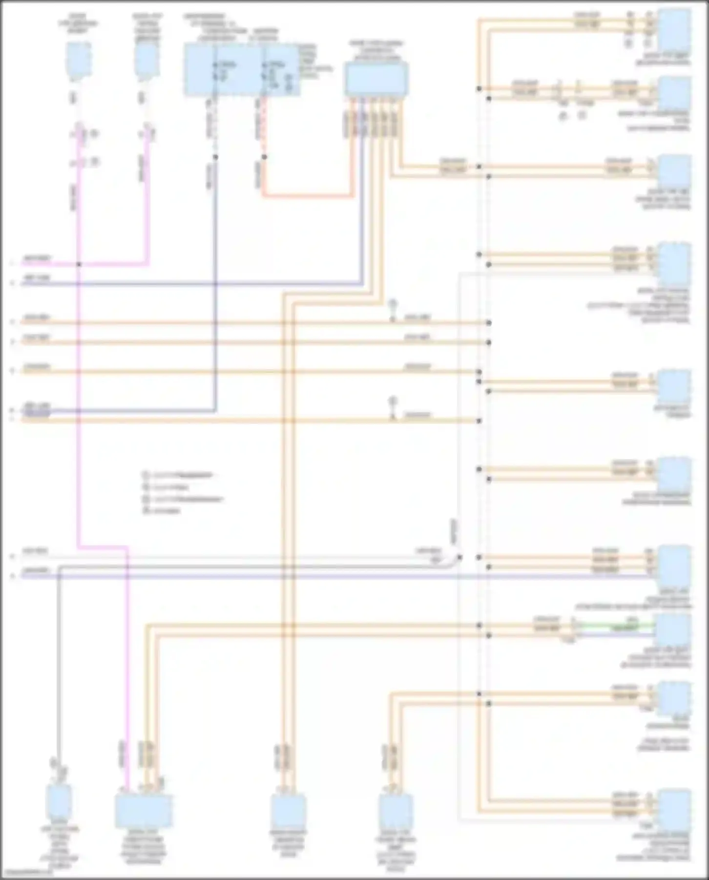 Электросхема подключения зелёного провода для Volkswagen Beetle A5 (2011-2019)