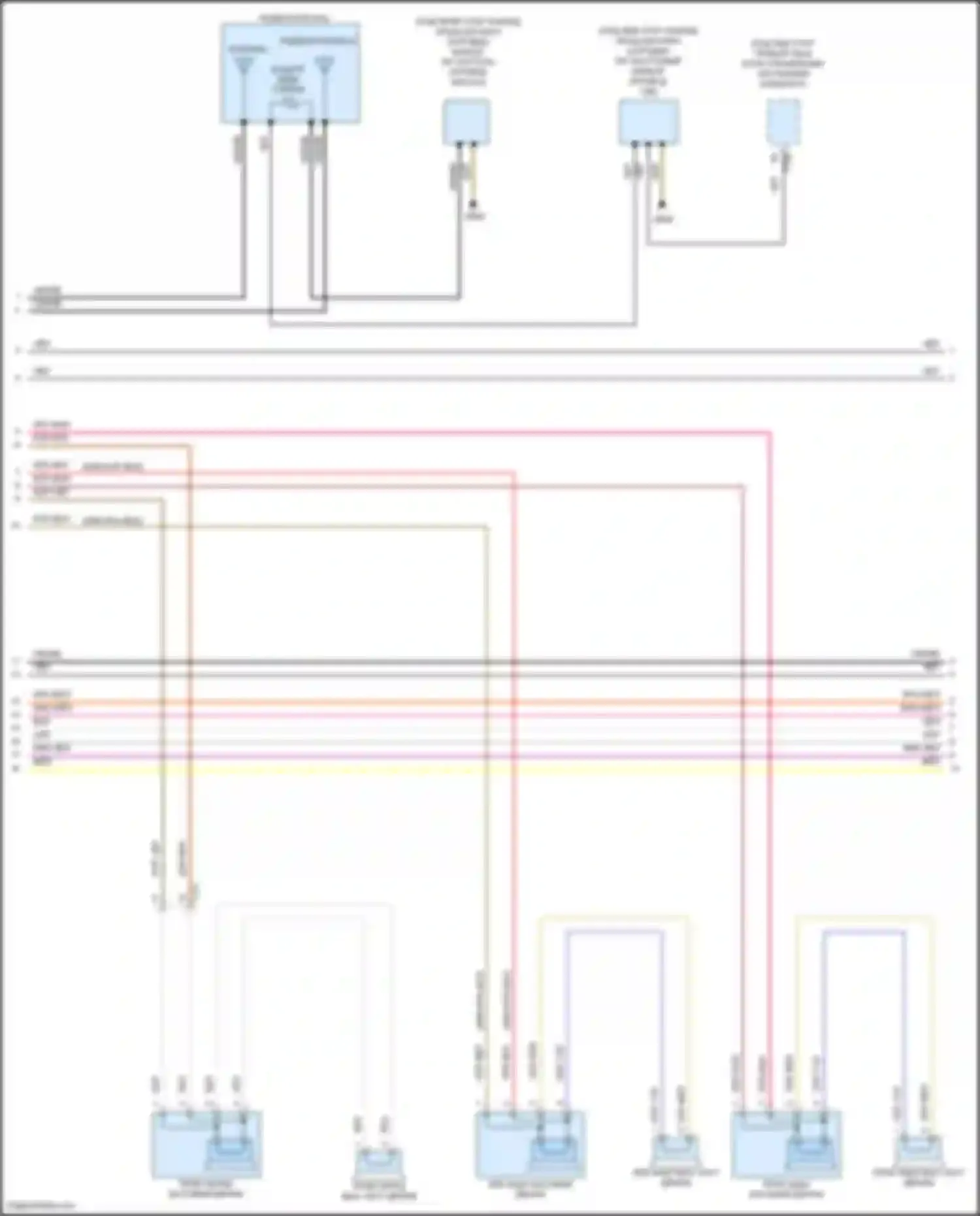 Электросхема подключения жёлтого провода для Volkswagen Beetle A5 (2011-2019)