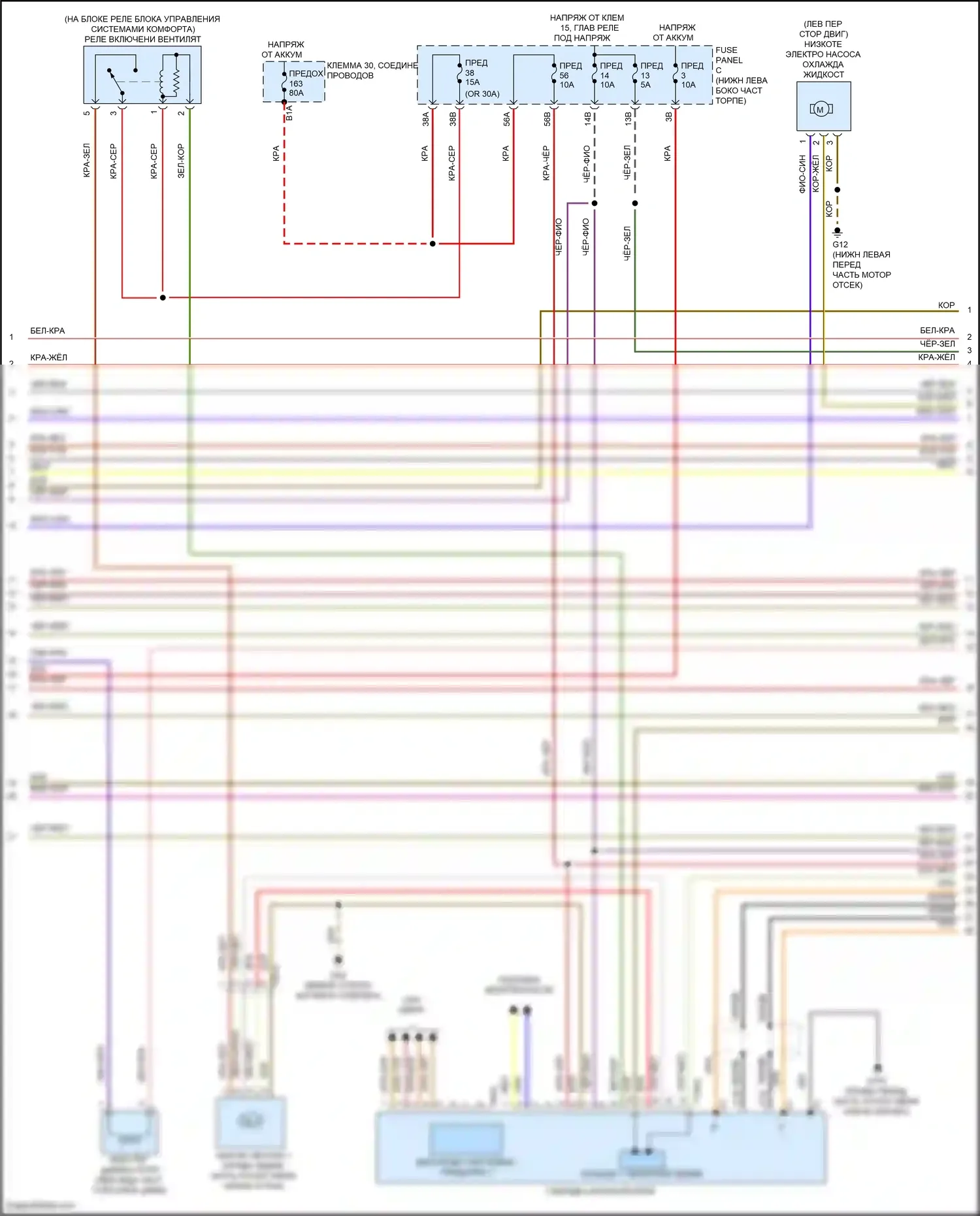 Bora Volkswagen III (2012-2018): Электросхема двигателя 1.4l turbo hybrid (4 из 8) 