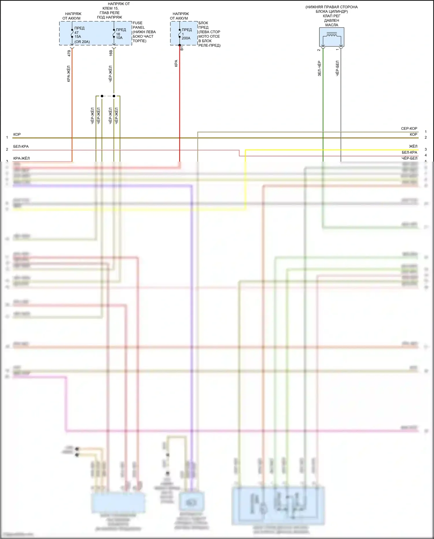 Bora Volkswagen III (2012-2018): Электросхема двигателя 1.4l turbo hybrid (6 из 8) 