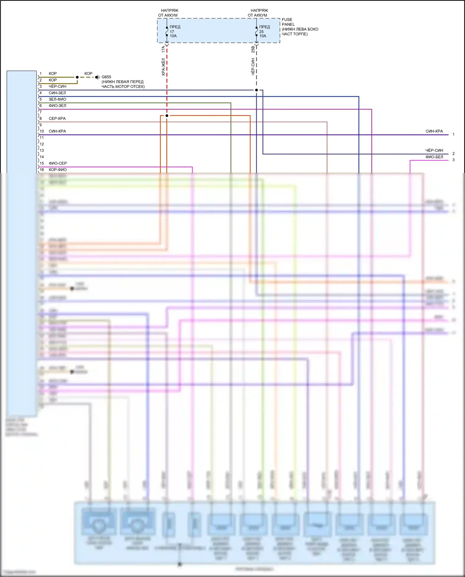 Bora Volkswagen III (2012-2018): 1.8л турбо, электросхема акпп (1 из 2) 