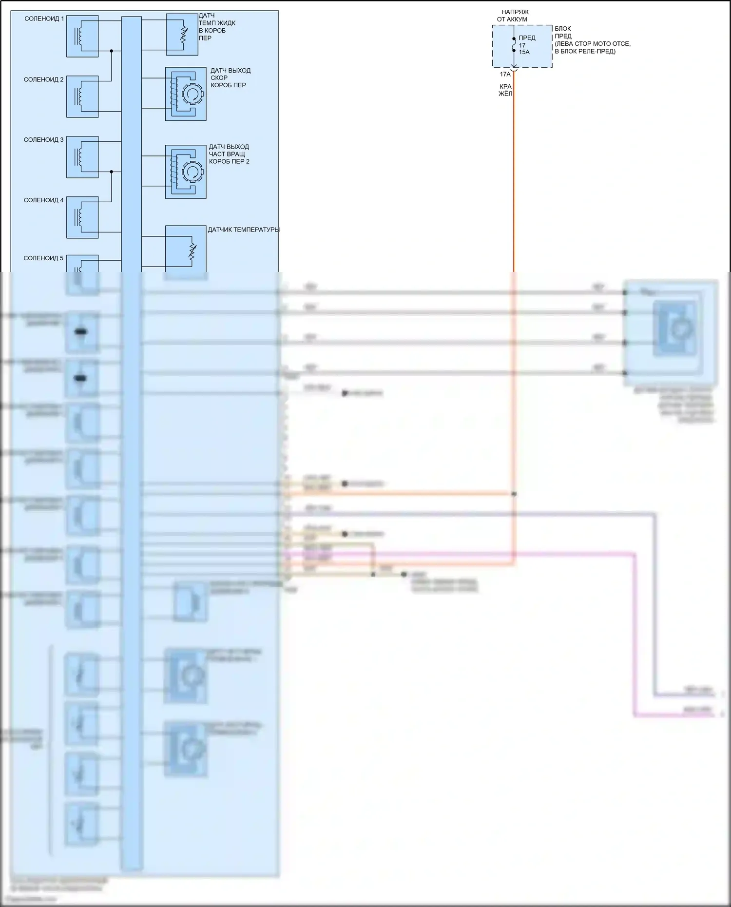 Bora Volkswagen III (2012-2018): 2,0л турбодизеля, дсг электросхема акпп (1 из 2) 