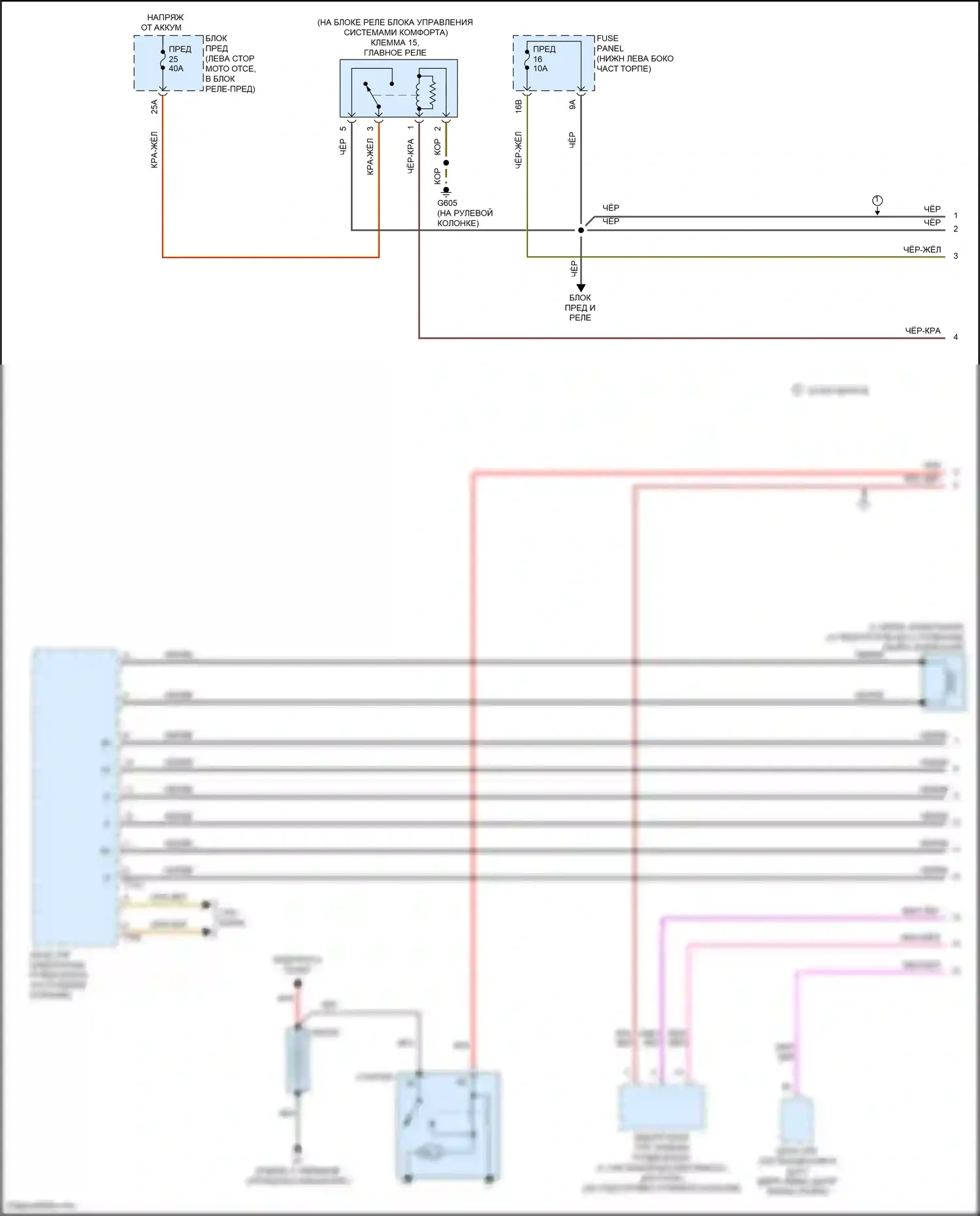 Bora Volkswagen III (2012-2018): 2,0 л турбо, электросхема стартера (1 из 2) 