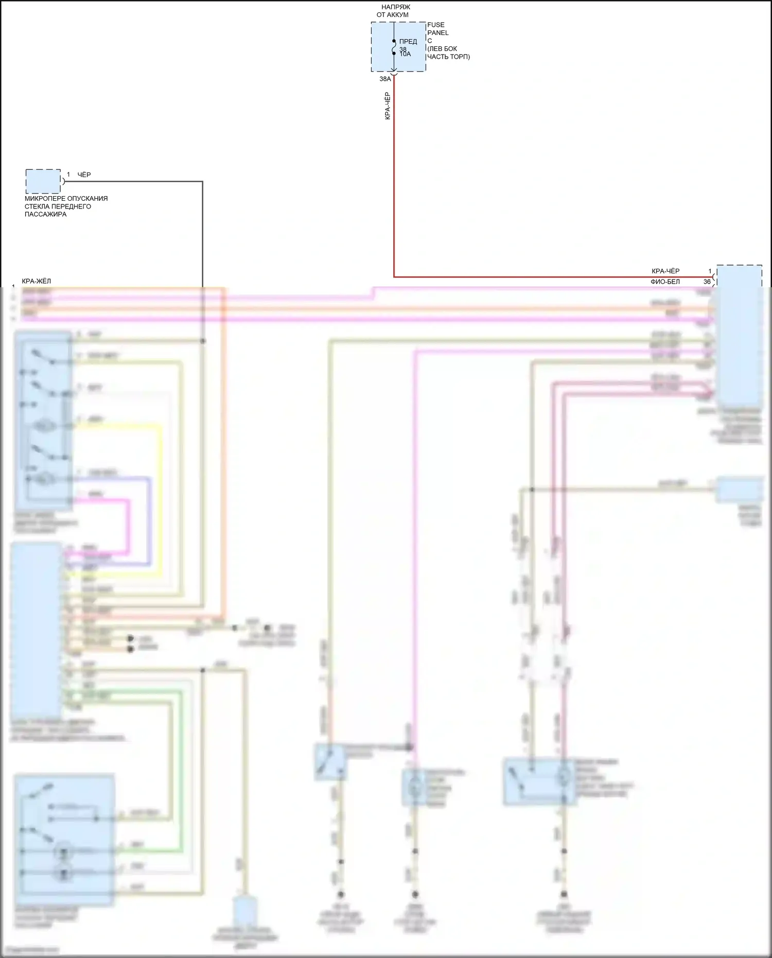 Eos Volkswagen I рестайлинг (2010-2015): Электросхема защиты от взлома (2 из 2) 