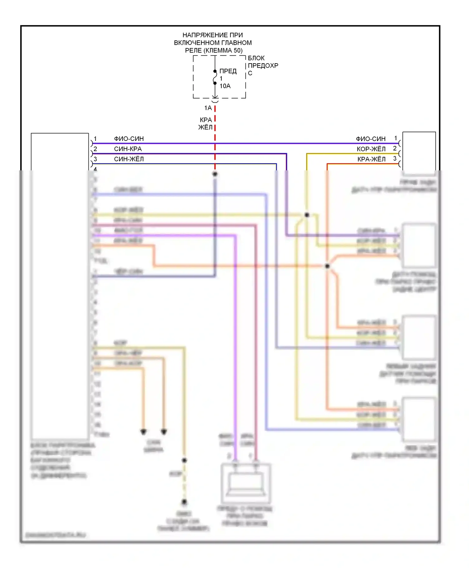 Eos Volkswagen I (2006-2011): Электросхема навигации 