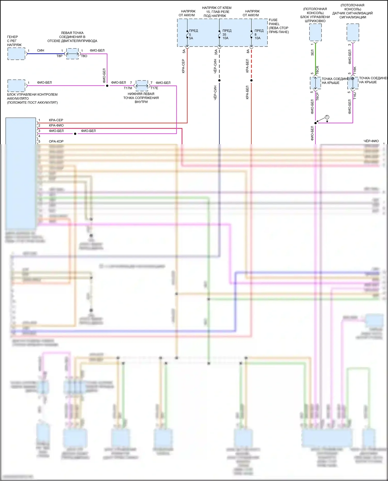 Golf GTI Volkswagen VII рестайлинг (2017-2020): Can шина электросхема (1 из 3) 