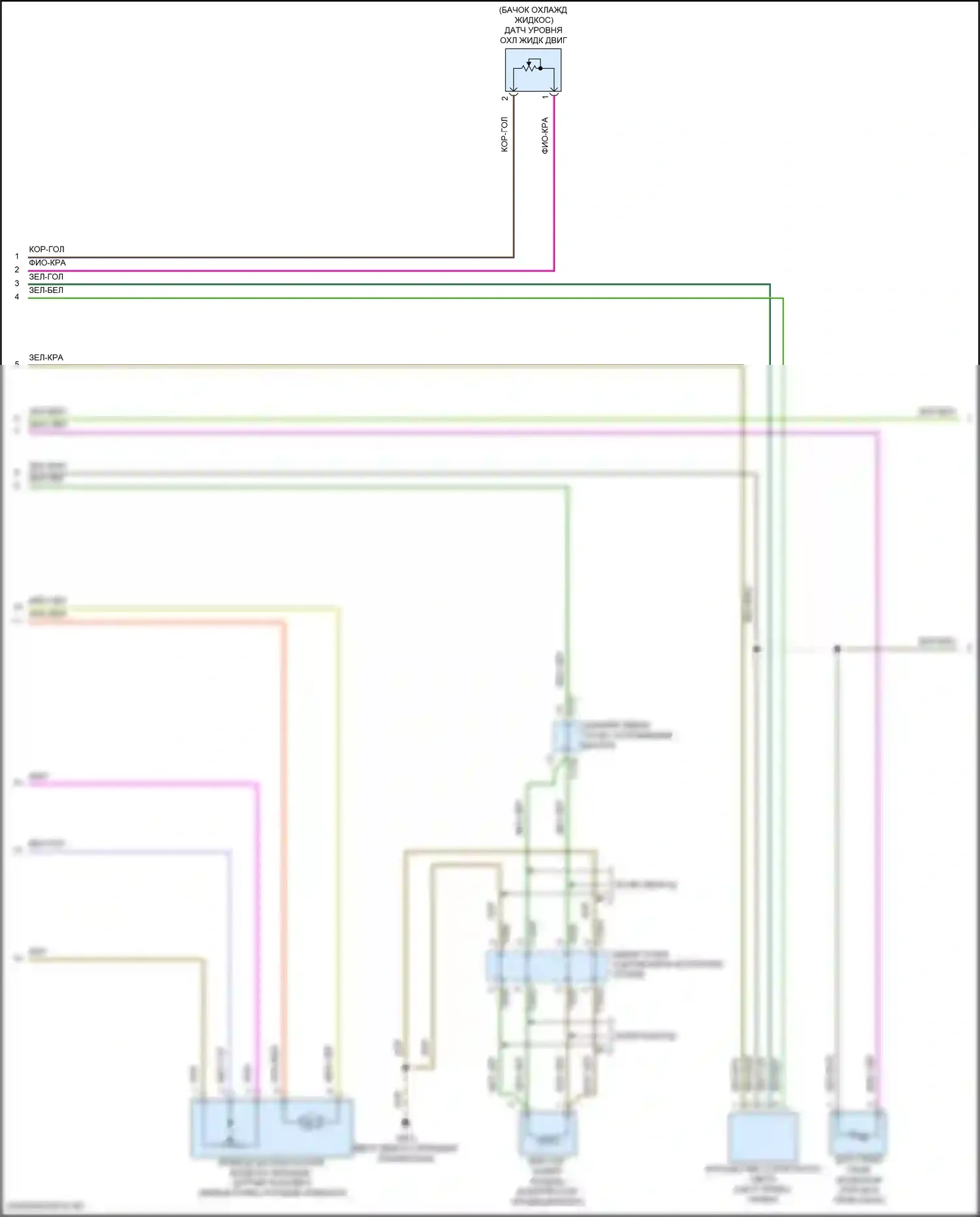 Golf GTI Volkswagen VII рестайлинг (2017-2020): Электросхема климат контроля, с климатом (3 из 4) 