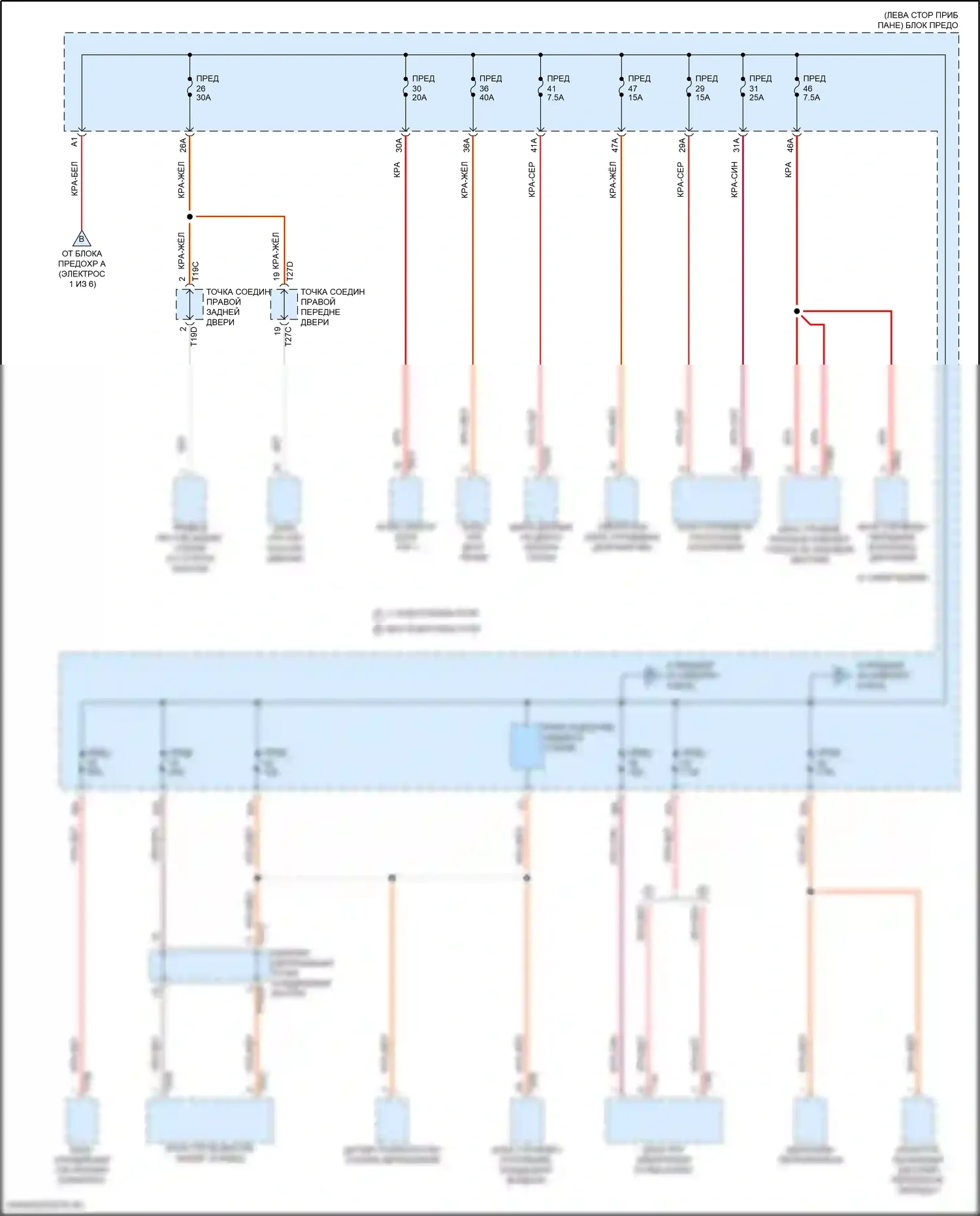 Golf GTI Volkswagen VIII (2019-2024): Электросхема блока предохранителей реле (3 из 6) 