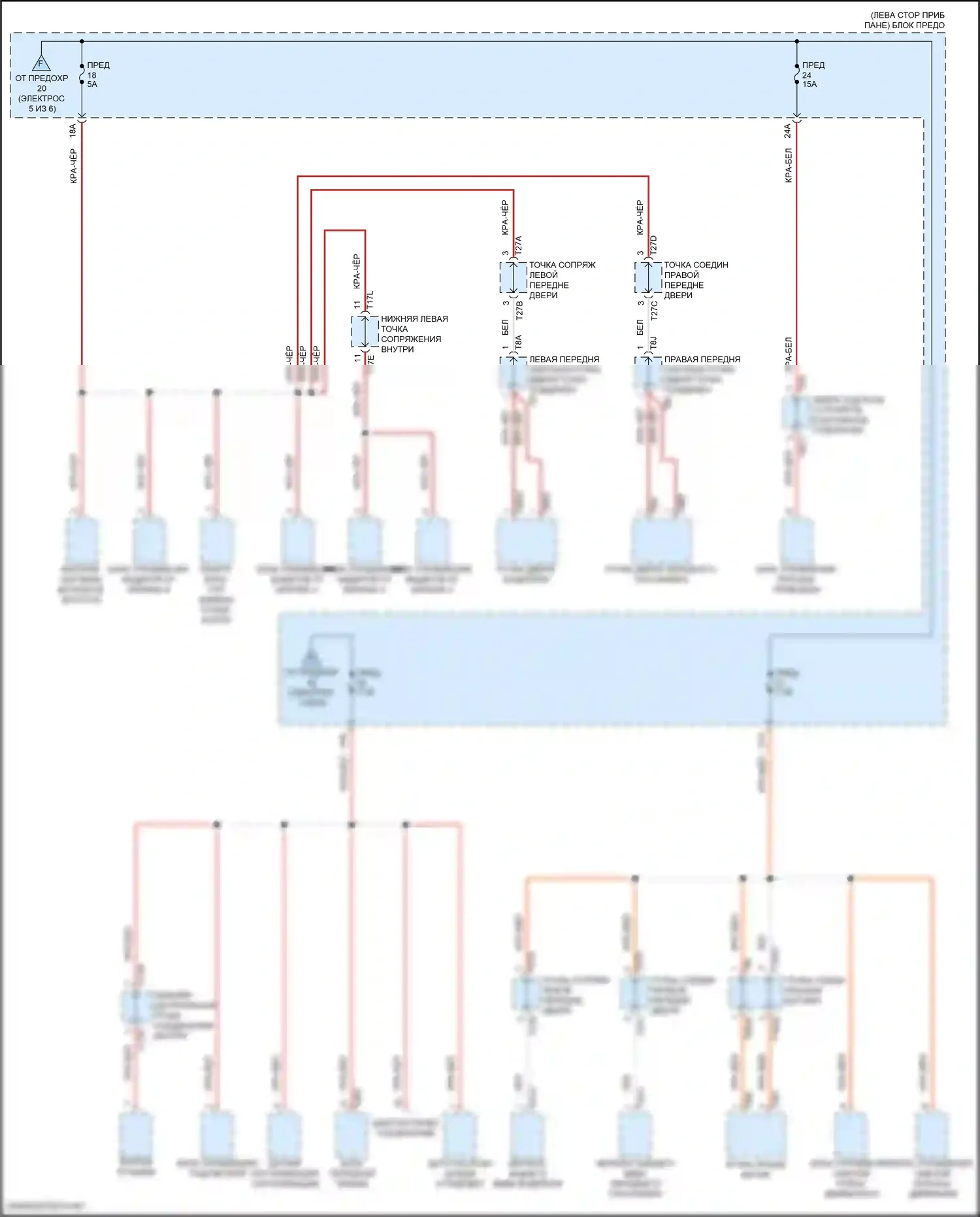 Golf GTI Volkswagen VIII (2019-2024): Электросхема блока предохранителей реле (6 из 6) 