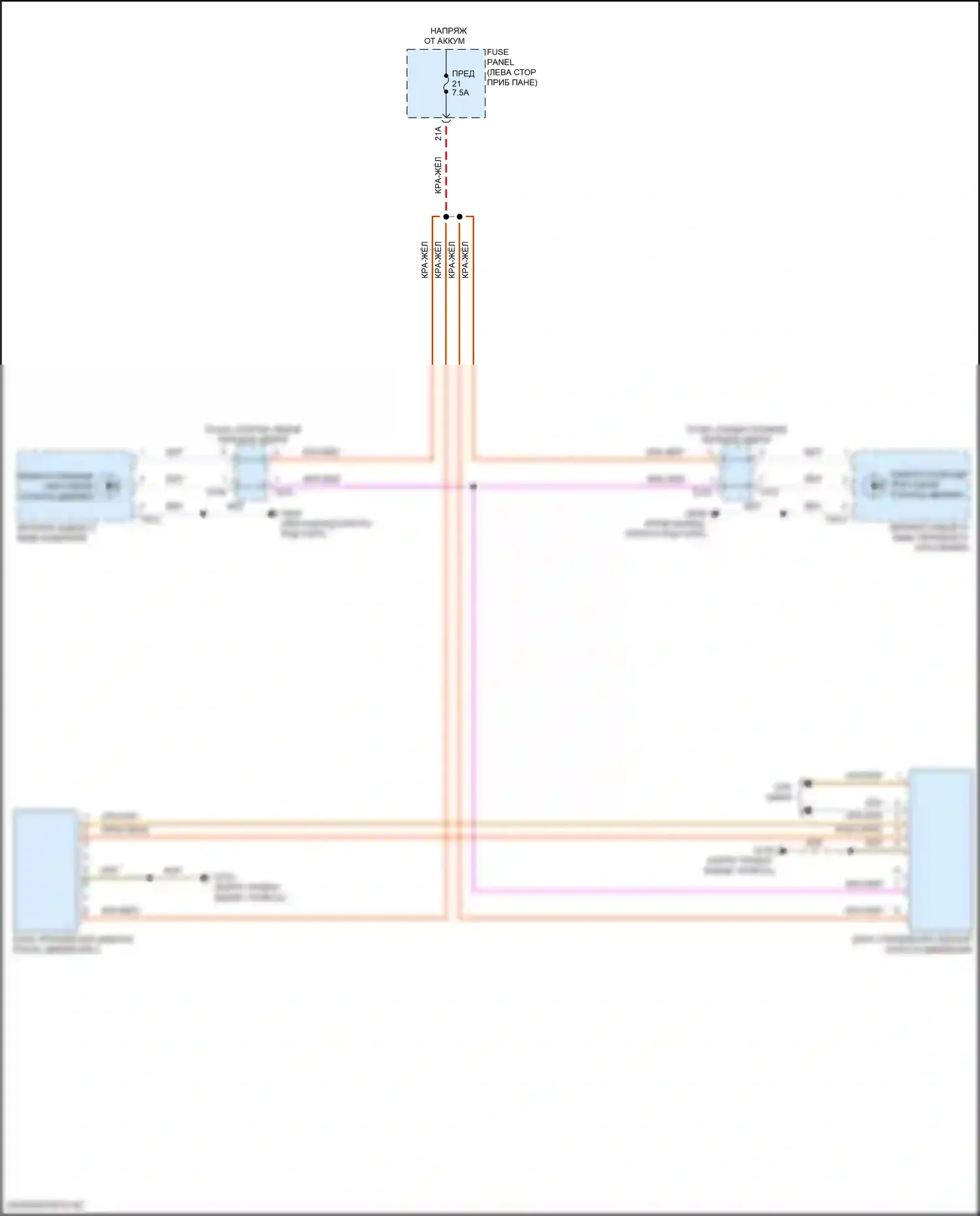 Golf GTI Volkswagen VIII (2019-2024): Электросхема помощи при смене полосы движения 