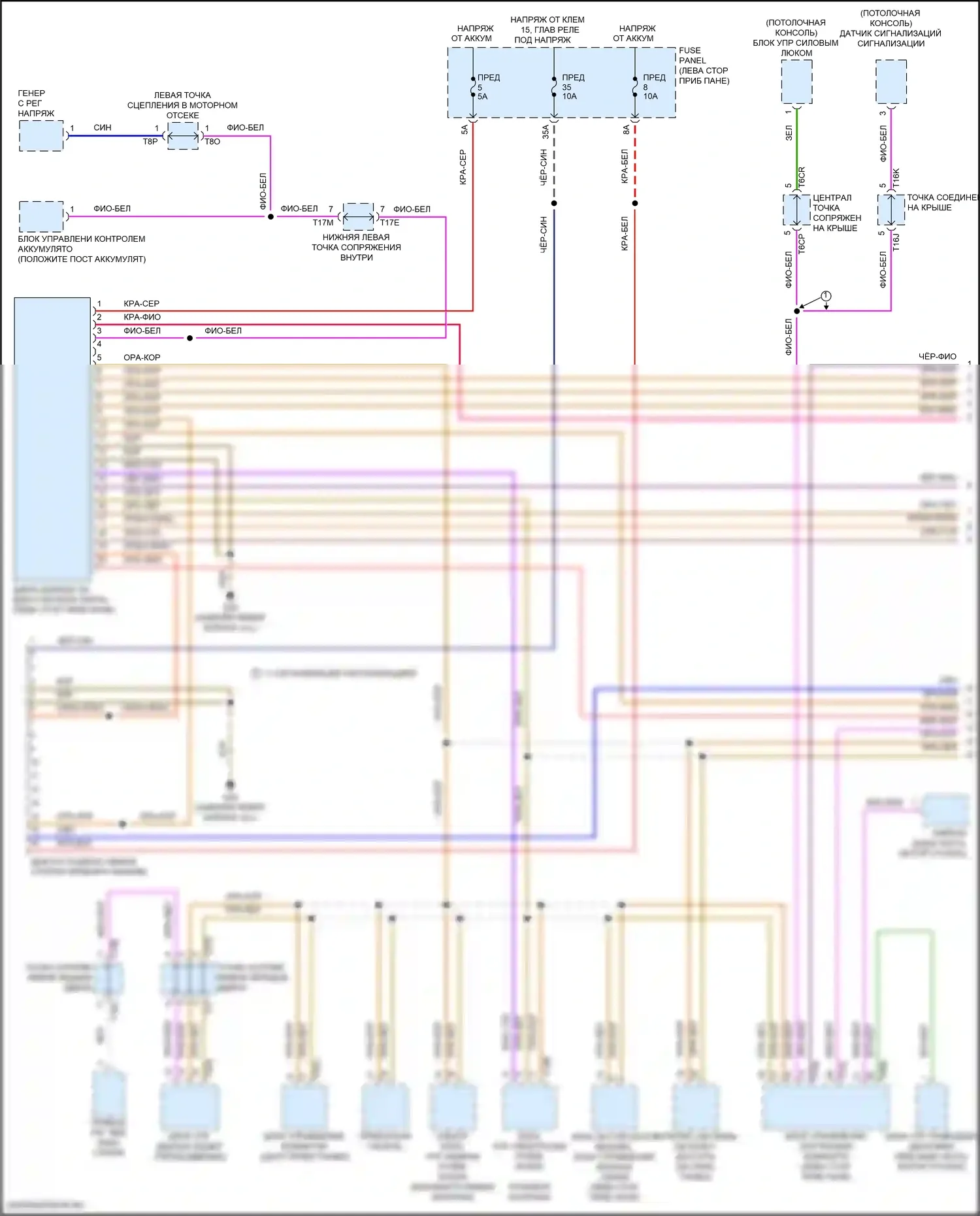 Golf R Volkswagen VII рестайлинг (2017-2020): Can шина электросхема (1 из 3) 