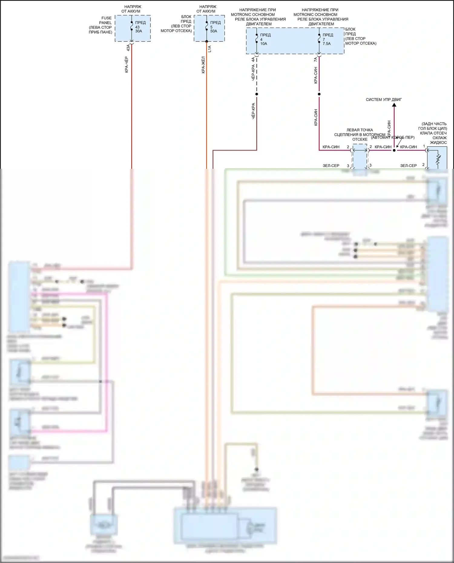 Golf R Volkswagen VII рестайлинг (2017-2020): Электросхема вентилятора охлаждения 