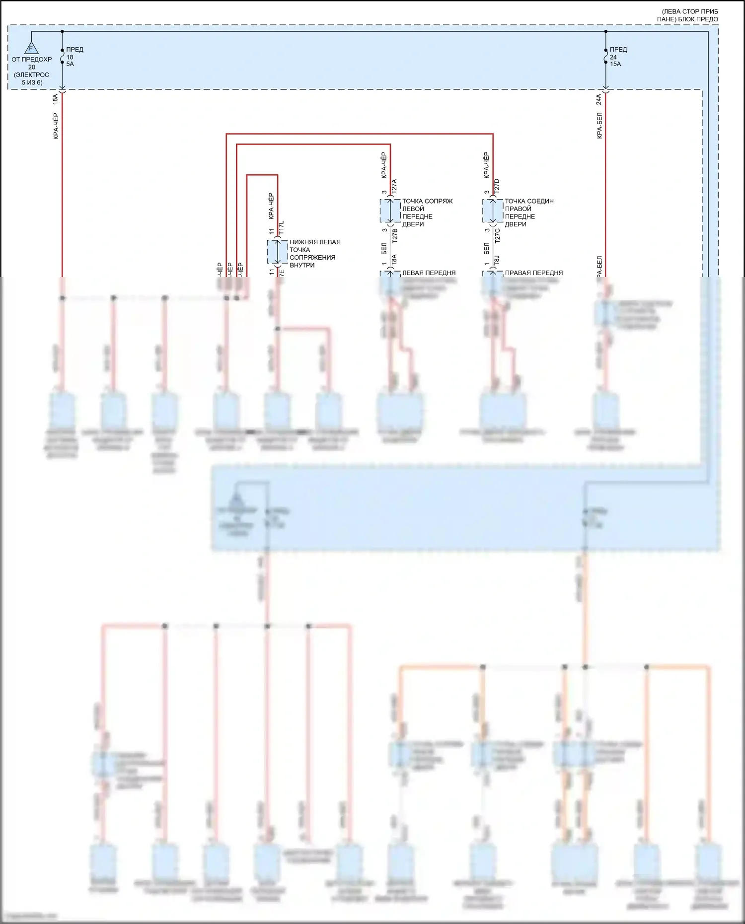 Golf R Volkswagen VIII (2020-2024): Электросхема блока предохранителей реле (6 из 6) 