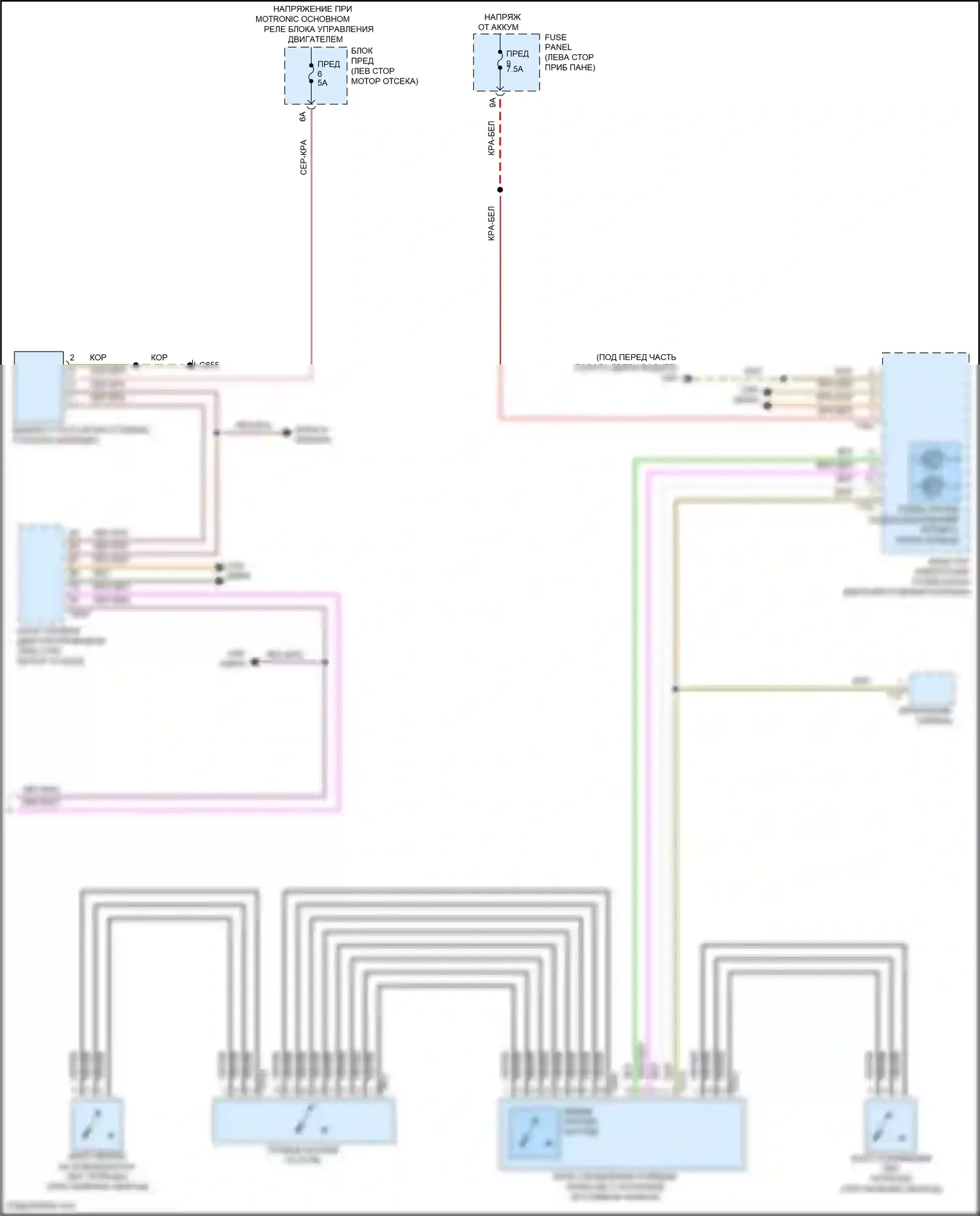 Golf Volkswagen Mk7 рестайлинг (2017-2021): Электросхема автоматической коробки передач (3 из 3) 