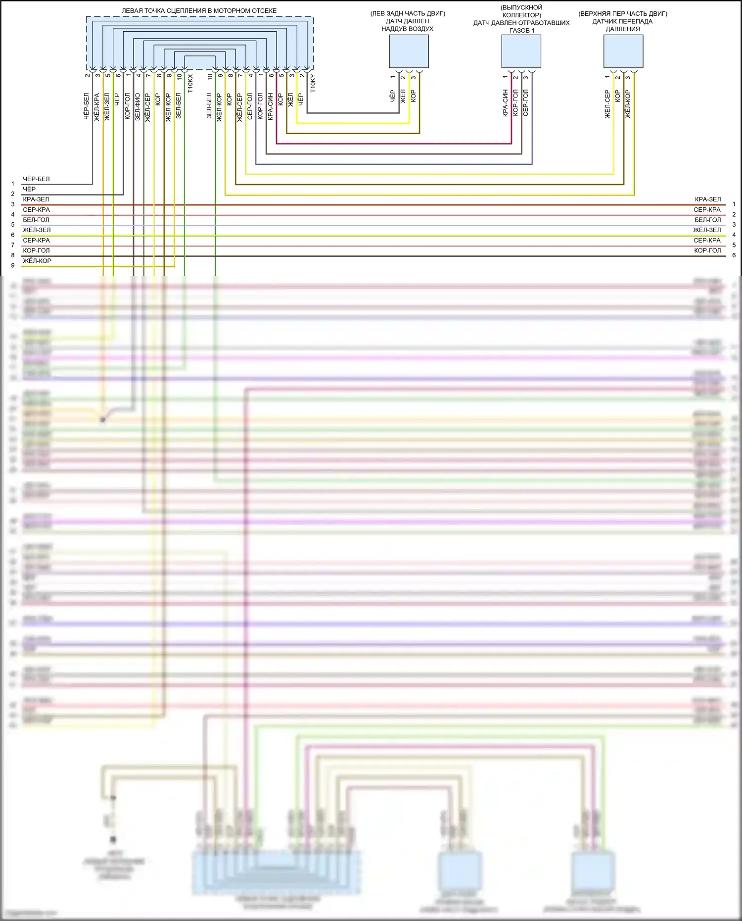 Golf Volkswagen Mk7 (2012-2017): Электросхема двигателя 2,0л турбодизеля (4 из 10) 