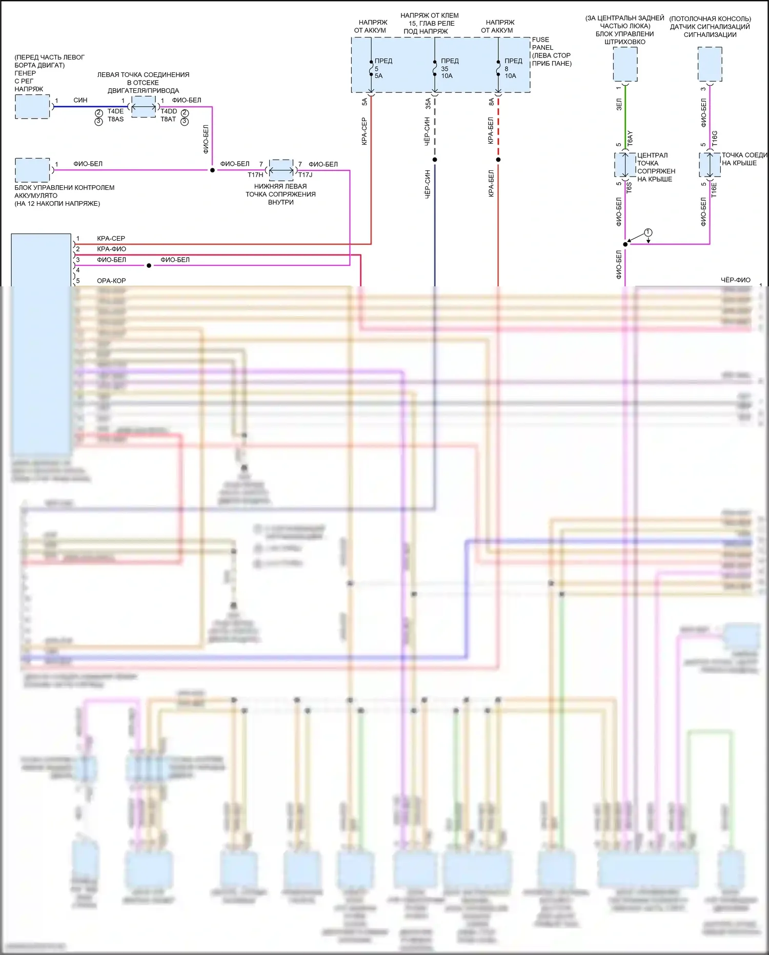 Golf Volkswagen Mk8 (2019-2024): Can шина электросхема (1 из 3) 