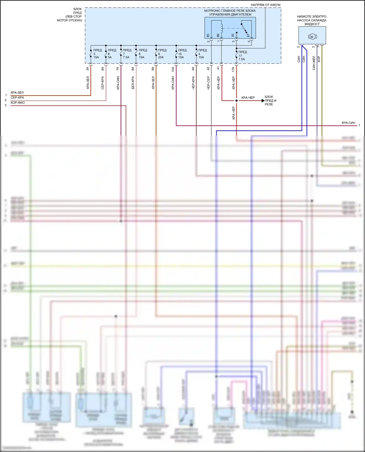 Golf Volkswagen Mk8 (2019-2024): Электросхема двигателя 1.4л турбо (2 из 6) 