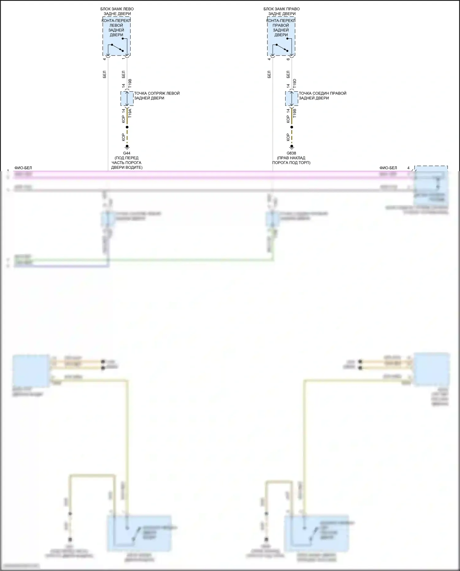Golf Volkswagen Mk8 (2019-2024): Электросхема приборной панели (2 из 2) 