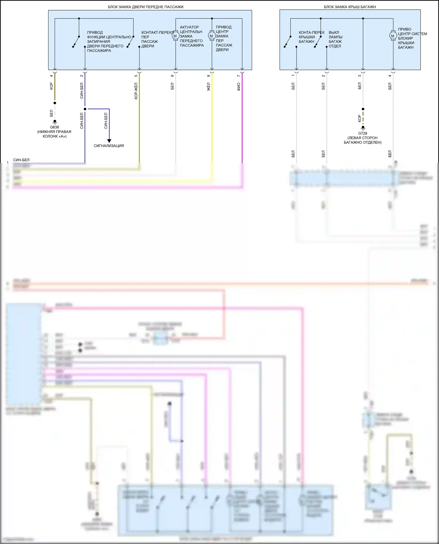ID.4 Crozz Volkswagen I (2021-2024): Электросхема защиты от взлома (2 из 3) 