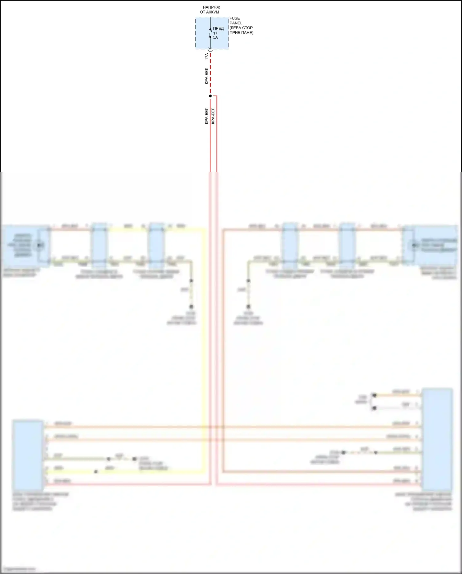 ID.4 Crozz Volkswagen I (2021-2024): Электросхема помощи при смене полосы движения 