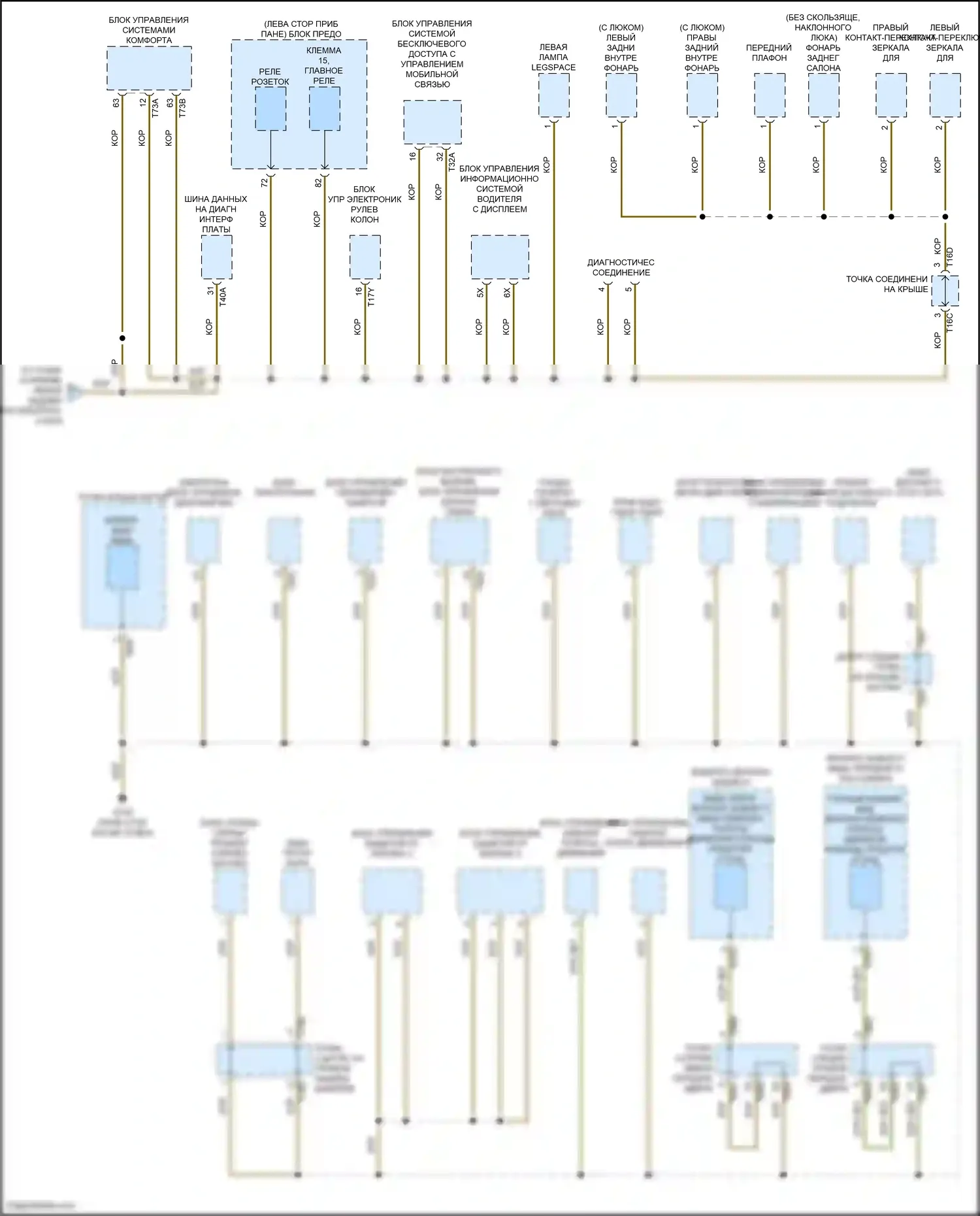 ID.4 Crozz Volkswagen I (2021-2024): Электросхема разводки массы (5 из 6) 