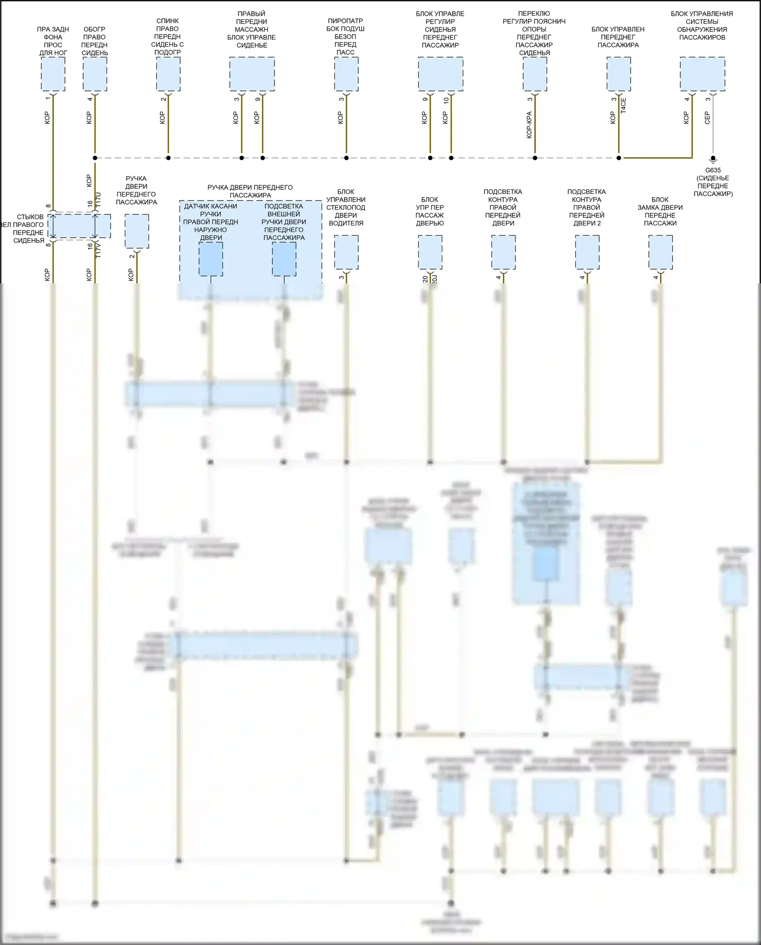 ID.4 Crozz Volkswagen I (2021-2024): Электросхема разводки массы (6 из 6) 