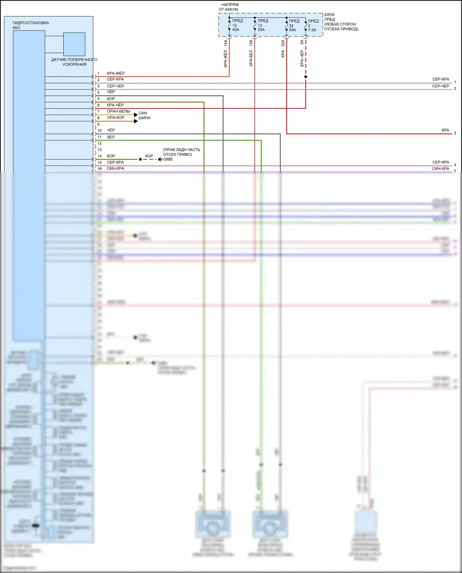 ID.4 X Volkswagen I (2020-2024): Антиблокировочная система abs электросхема (1 из 3) 