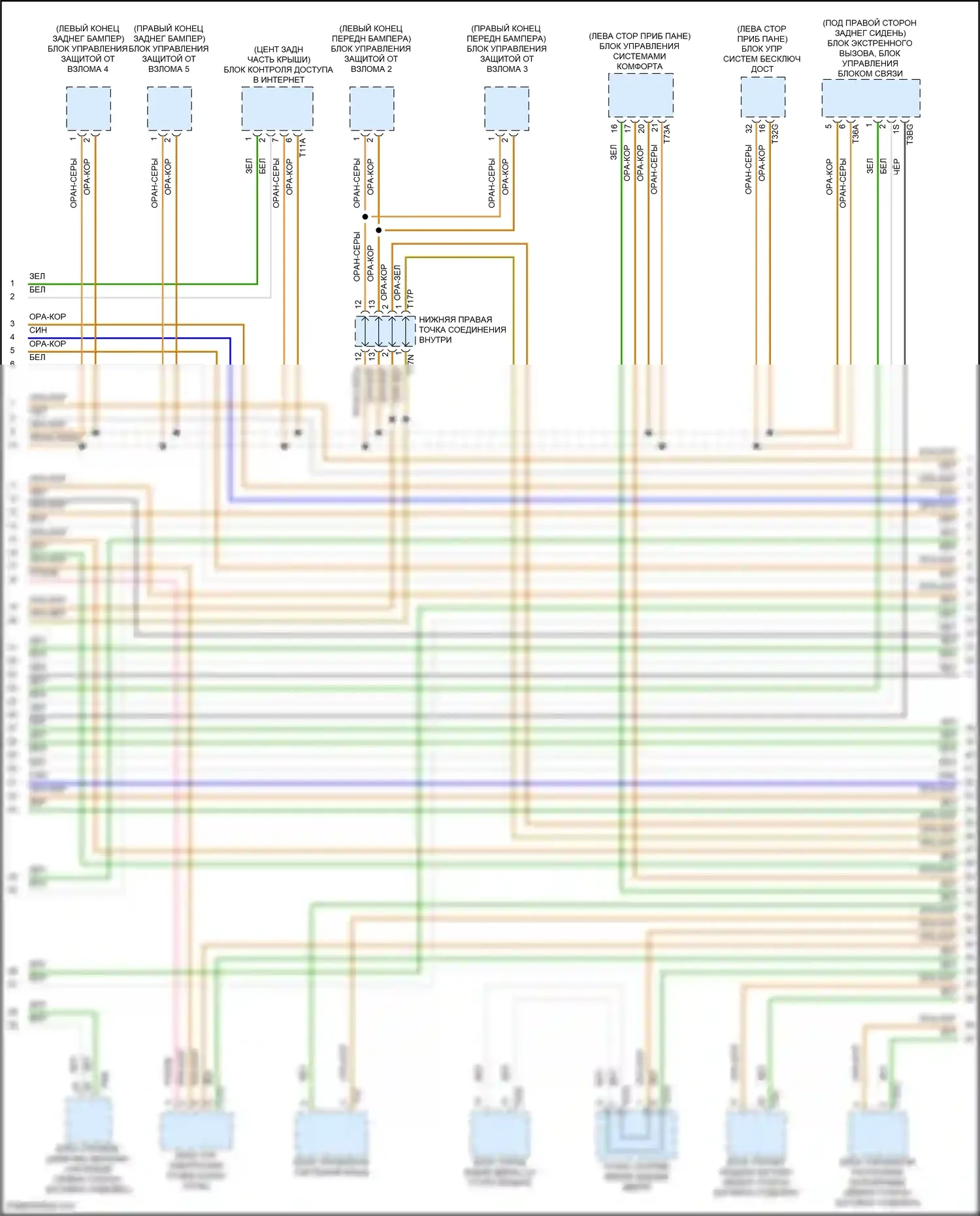 ID.4 Volkswagen I (2020-2024): Can шина электросхема (2 из 6) 