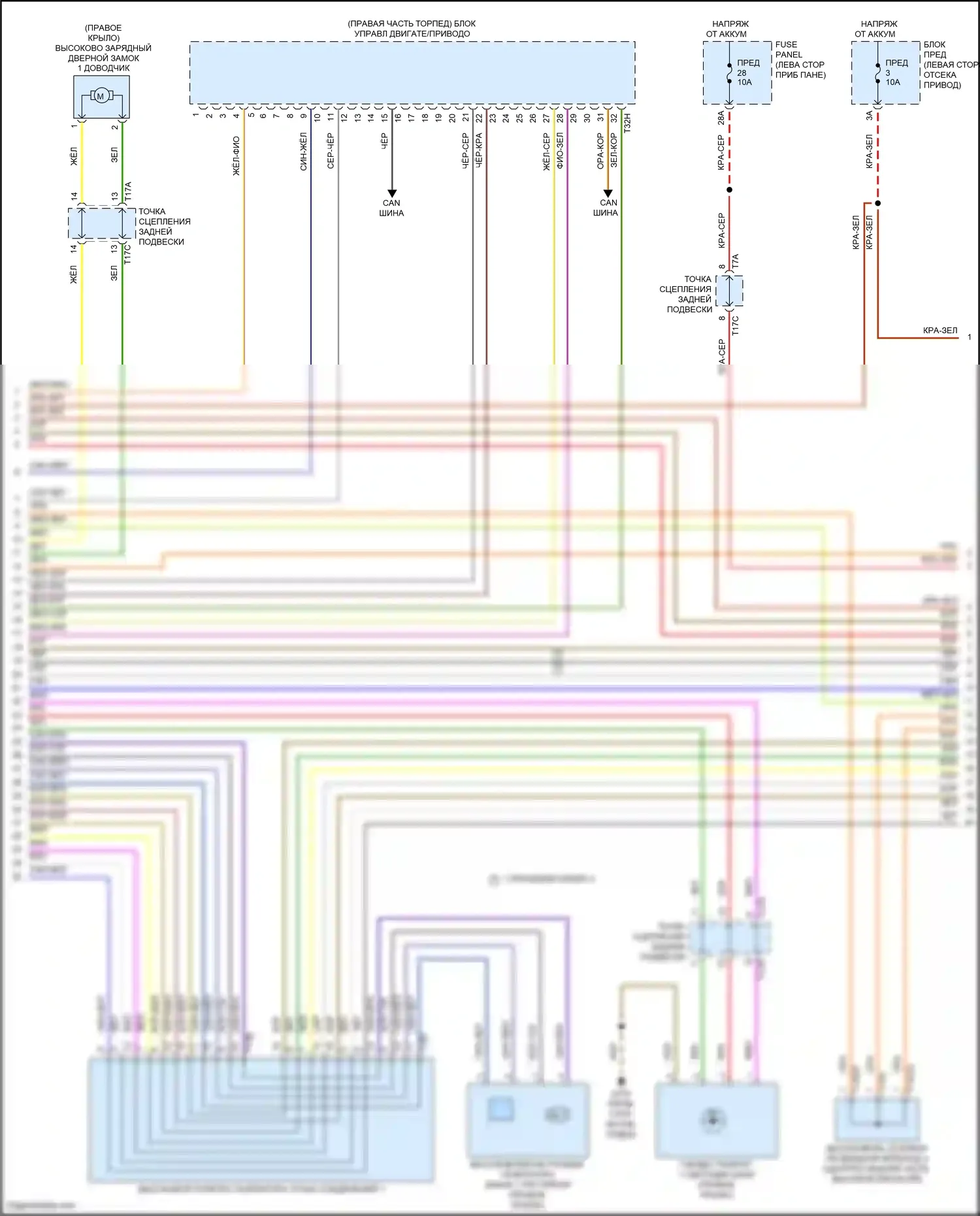 ID.4 Volkswagen I (2020-2024): Электросхема электрическая двигателя (3 из 14) 
