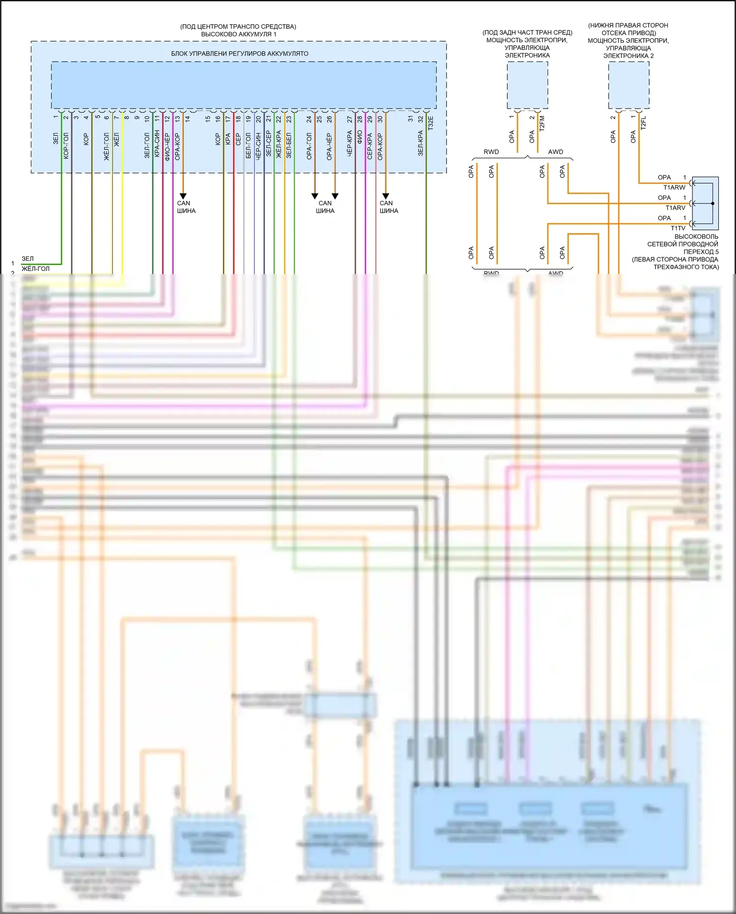 ID.4 Volkswagen I (2020-2024): Электросхема электрическая двигателя (6 из 14) 