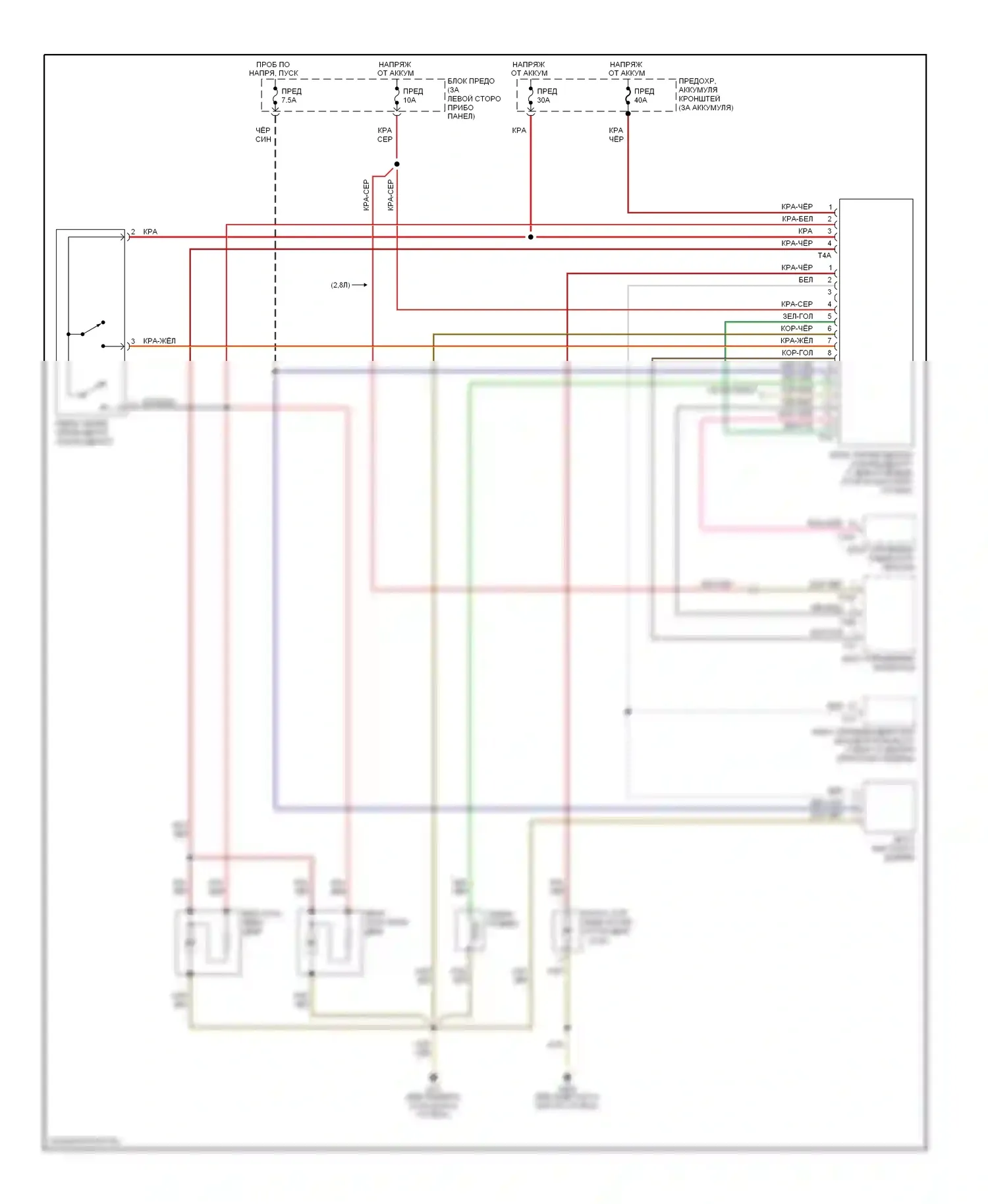 Jetta Volkswagen IV (1998-2005): Электросхема вентилятора охлаждения, авто кондиционер 