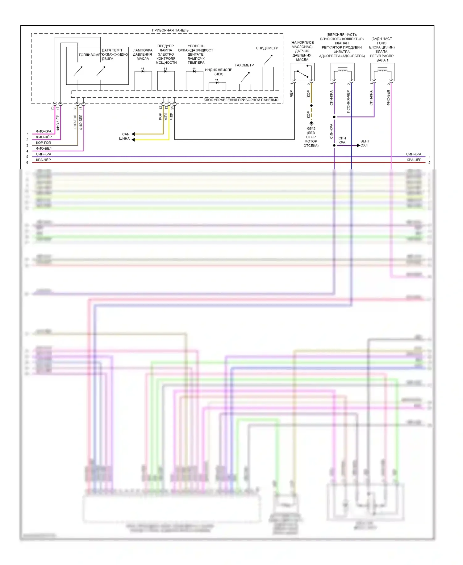 Jetta Volkswagen V (2005-2011): Электросхема двигателя 2.5l, cbua (4 из 5) 