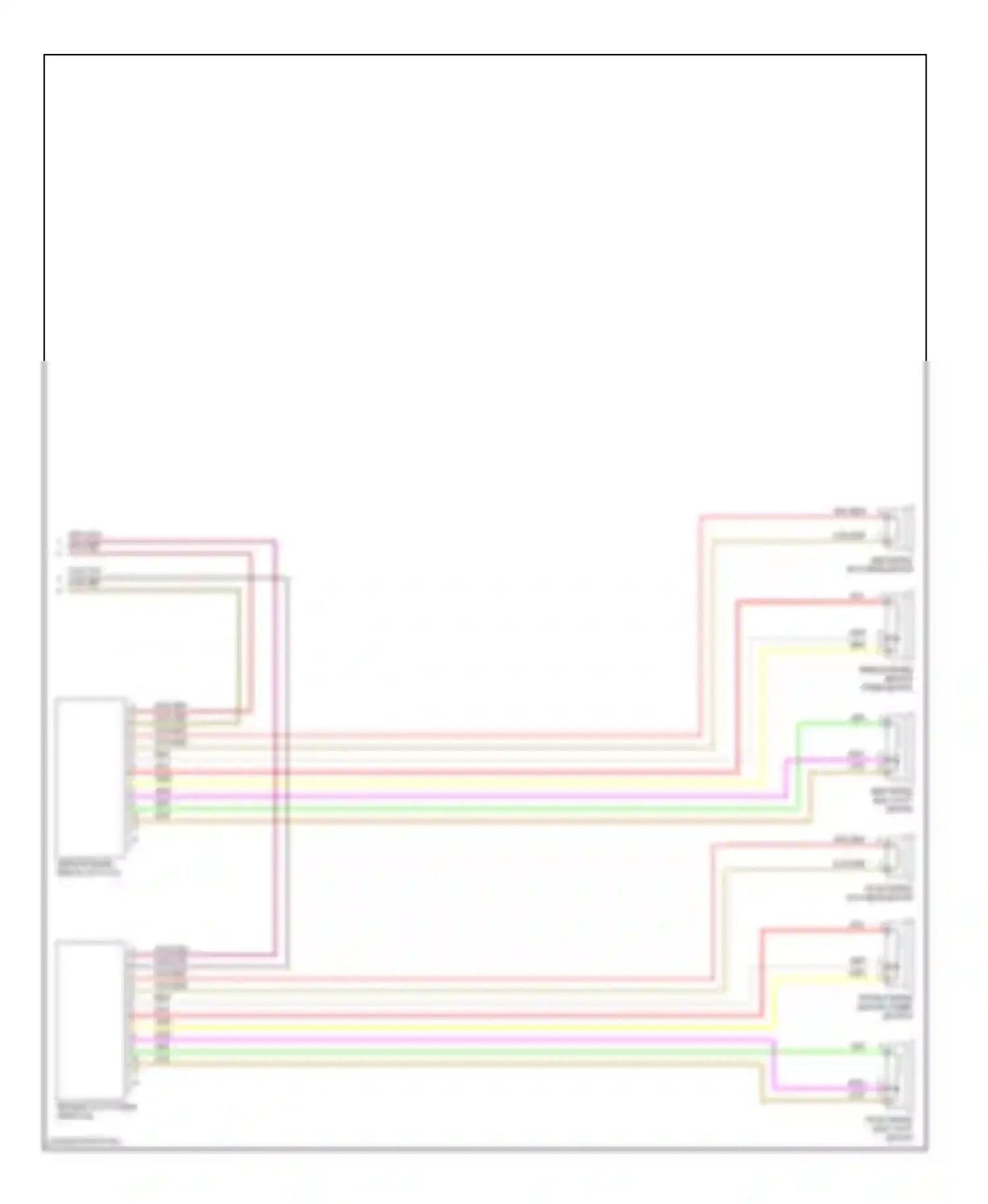 Jetta Volkswagen V (2005-2011): Электросхема магнитолы премиум-класса, без цифровой звуковой системы (2 из 2) 