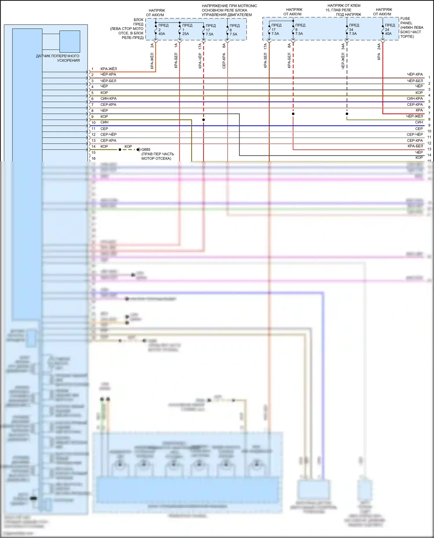 Jetta Volkswagen VII рестайлинг (2021-2024): Антиблокировочная система abs электросхема (1 из 3) 