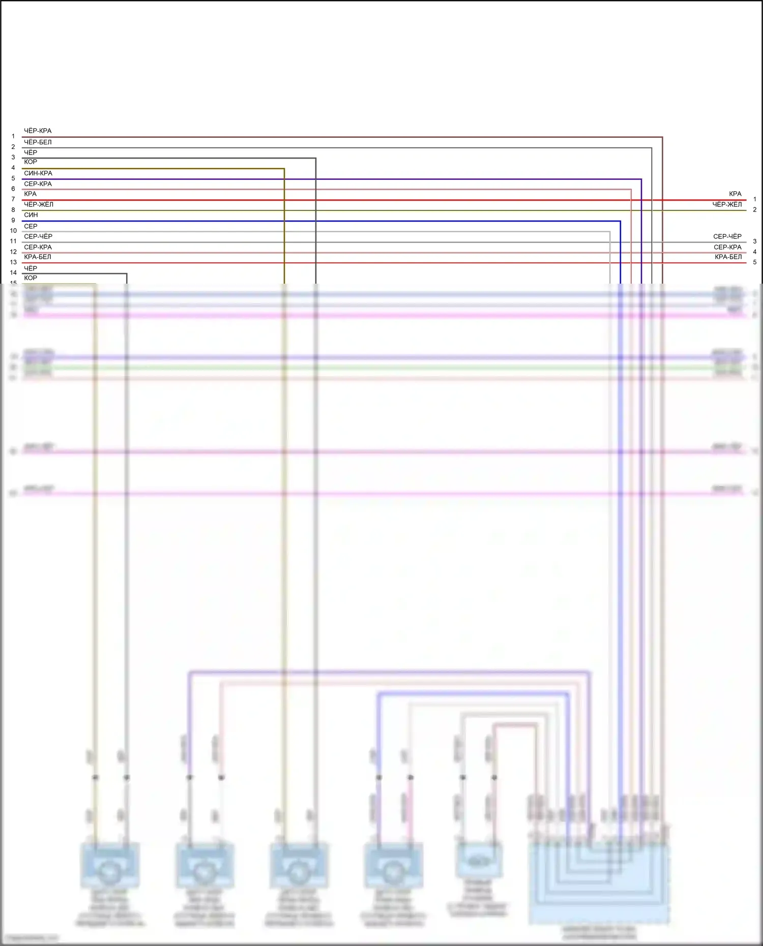Jetta Volkswagen VII рестайлинг (2021-2024): Антиблокировочная система abs электросхема (2 из 3) 