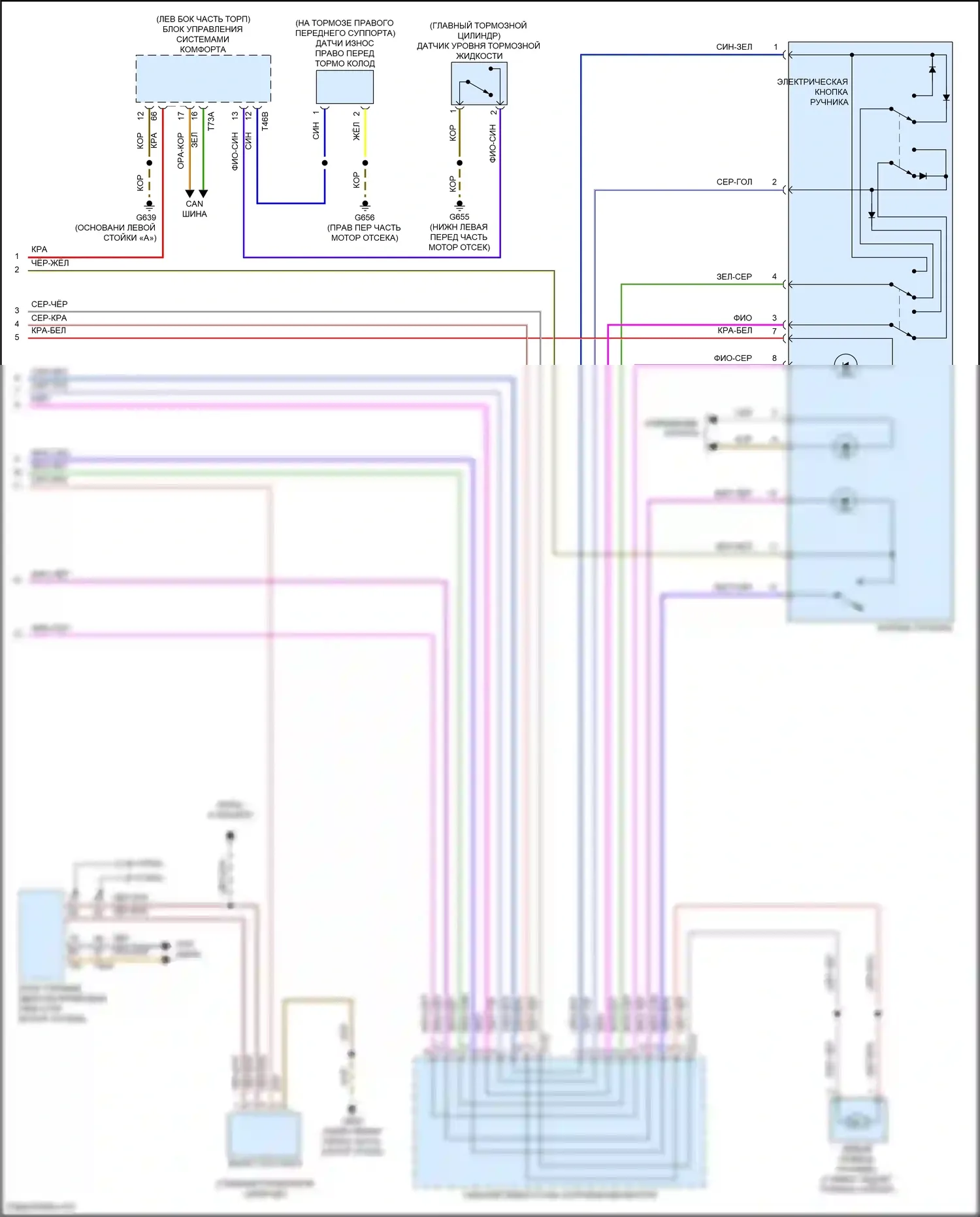 Jetta Volkswagen VII рестайлинг (2021-2024): Антиблокировочная система abs электросхема (3 из 3) 