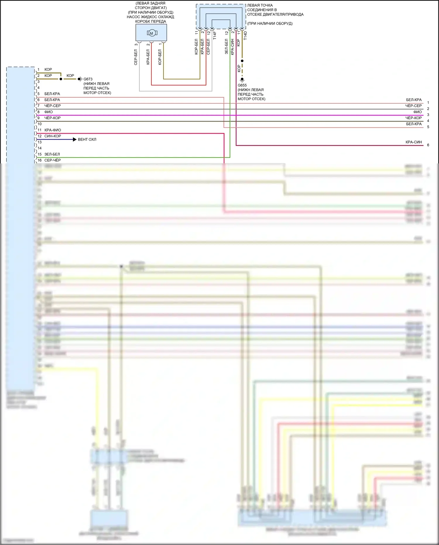 Jetta Volkswagen VII рестайлинг (2021-2024): Электросхема двигателя 2.0л турбо (1 из 10) 