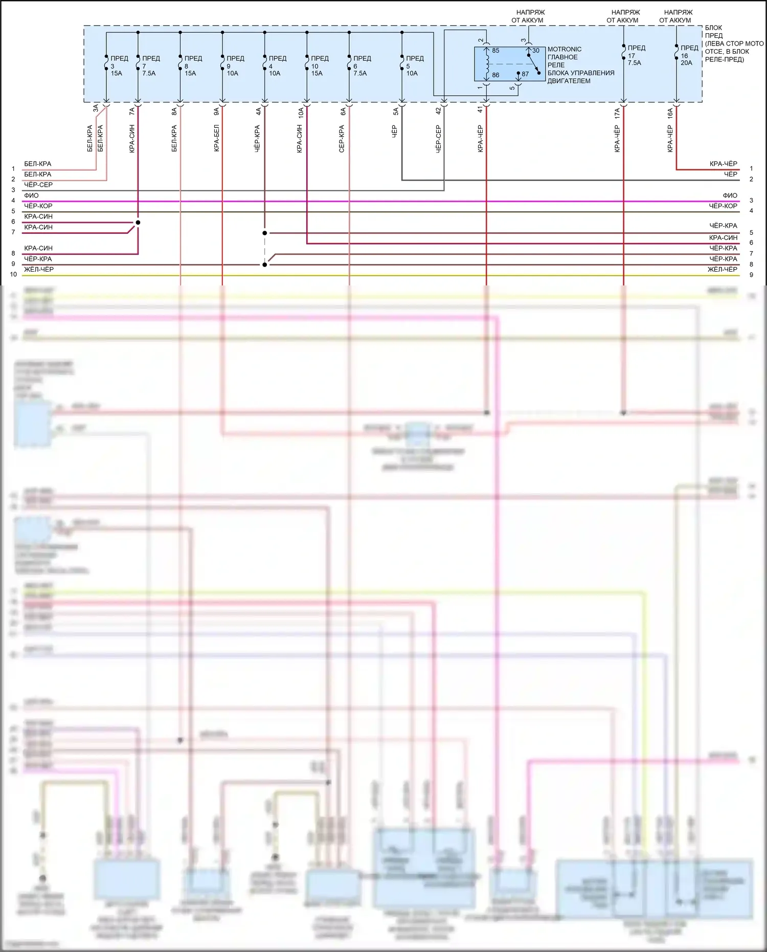 Jetta Volkswagen VII рестайлинг (2021-2024): Электросхема двигателя 2.0л турбо (4 из 10) 