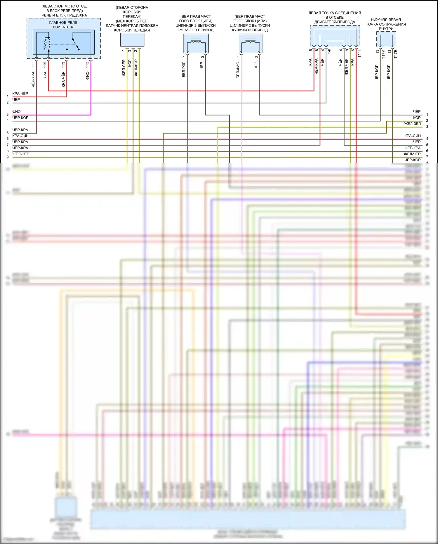 Jetta Volkswagen VII рестайлинг (2021-2024): Электросхема двигателя 2.0л турбо (5 из 10) 