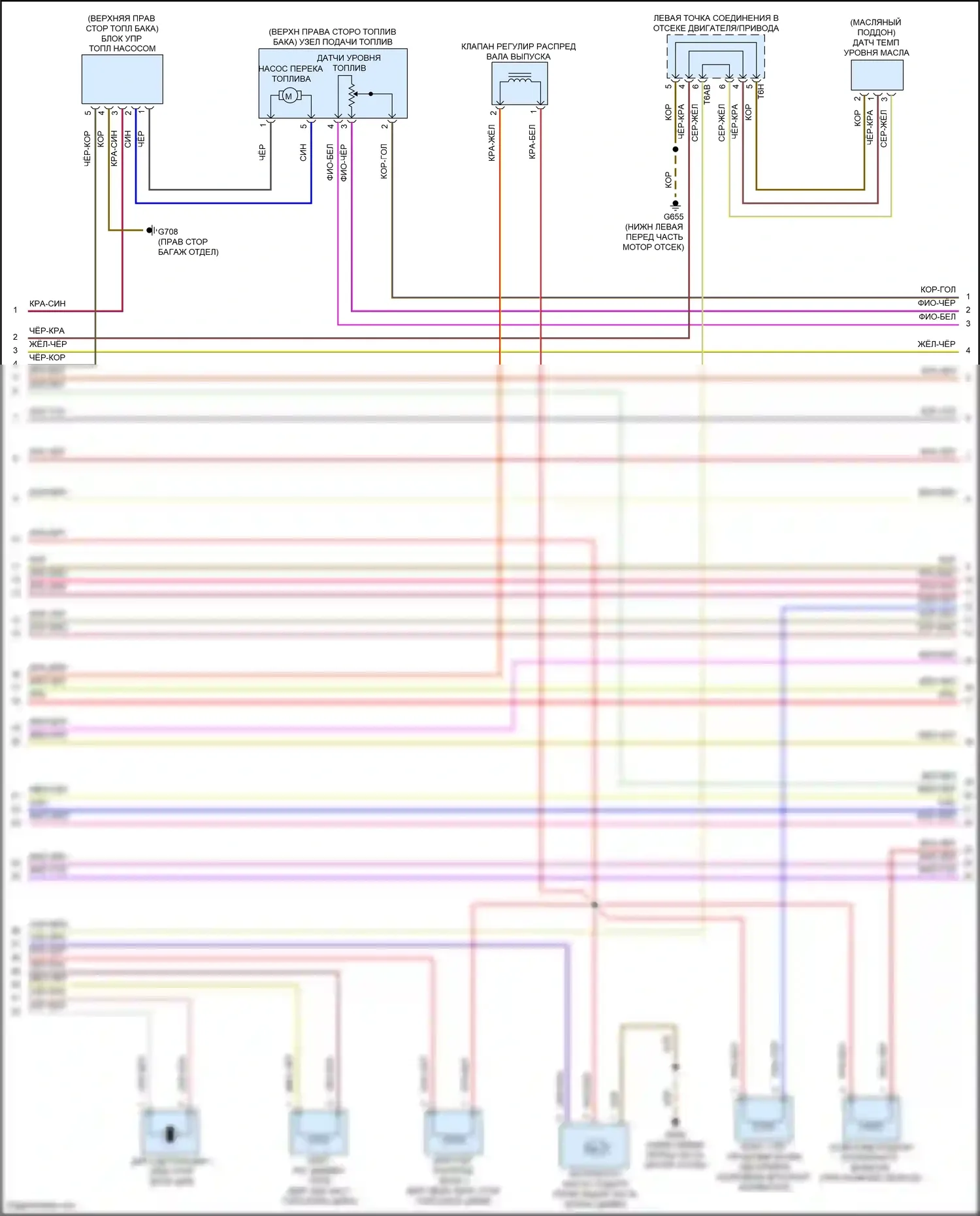 Jetta Volkswagen VII рестайлинг (2021-2024): Электросхема двигателя 2.0л турбо (9 из 10) 