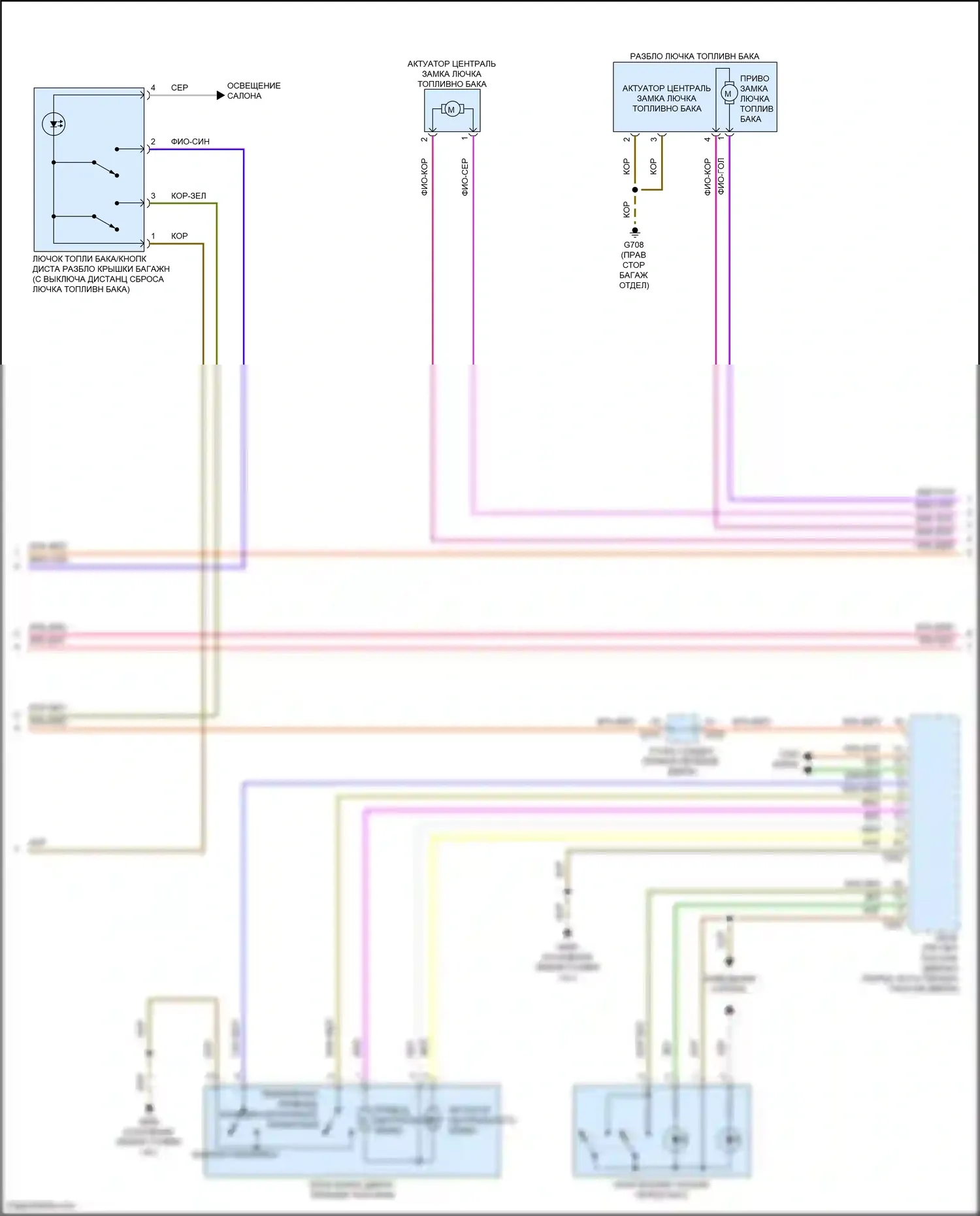 Jetta Volkswagen VII рестайлинг (2021-2024): Электросхема центрального замка (2 из 3) 
