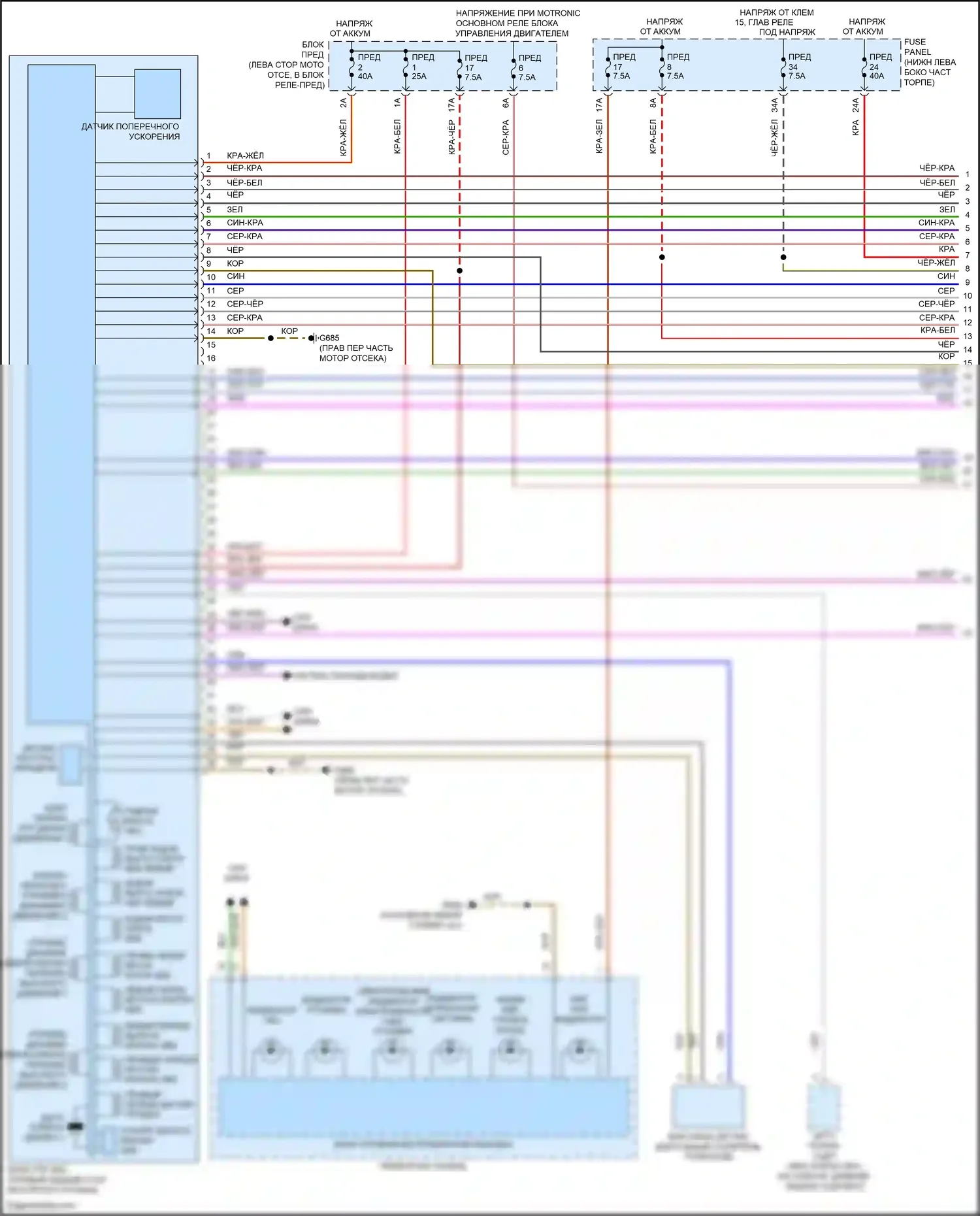 Jetta Volkswagen VII (2018-2021): Антиблокировочная система abs электросхема (1 из 3) 