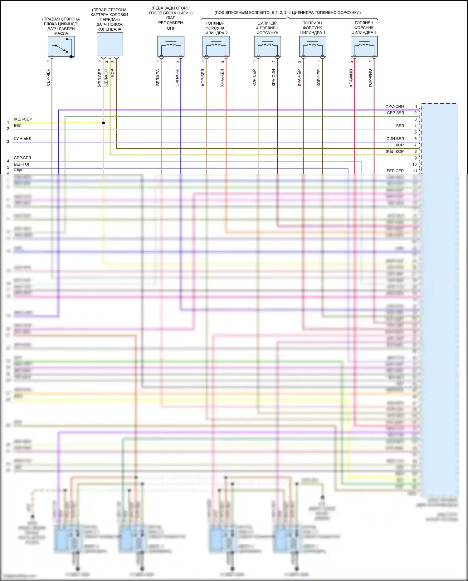 Jetta Volkswagen VII (2018-2021): Электросхема двигателя 1.4л турбо (6 из 6) 