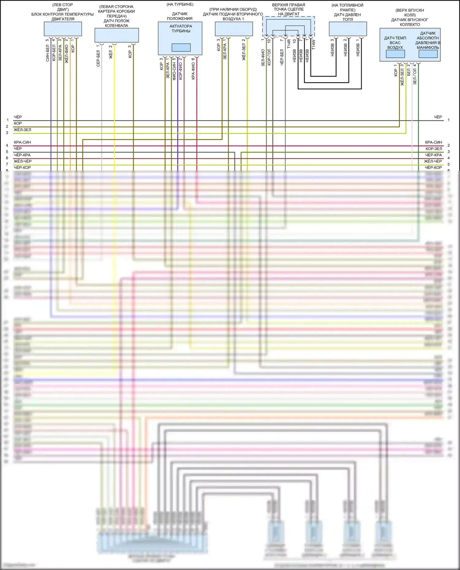 Jetta Volkswagen VII (2018-2021): Электросхема двигателя 2.0л турбо (5 из 9) 