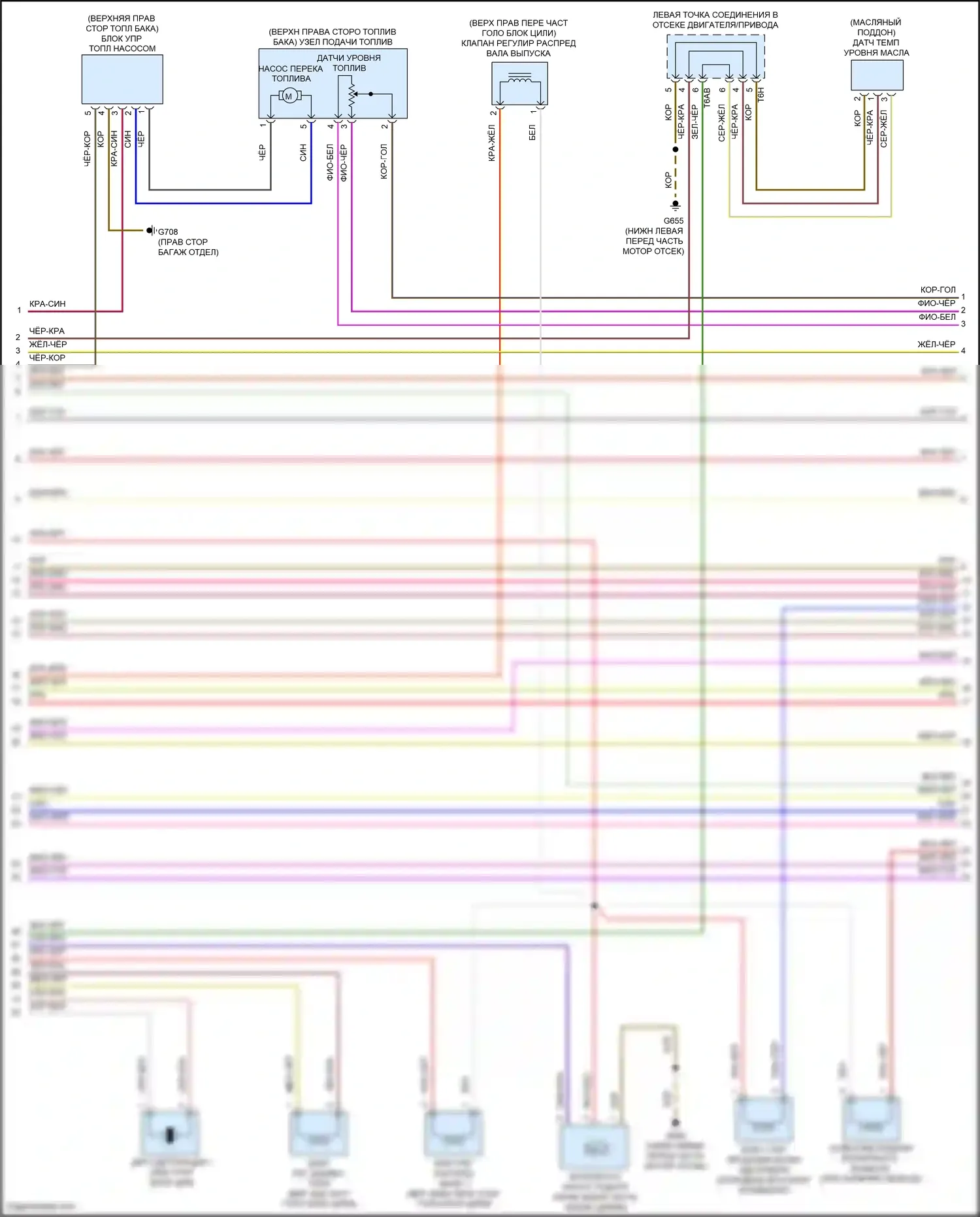 Jetta Volkswagen VII (2018-2021): Электросхема двигателя 2.0л турбо (8 из 9) 